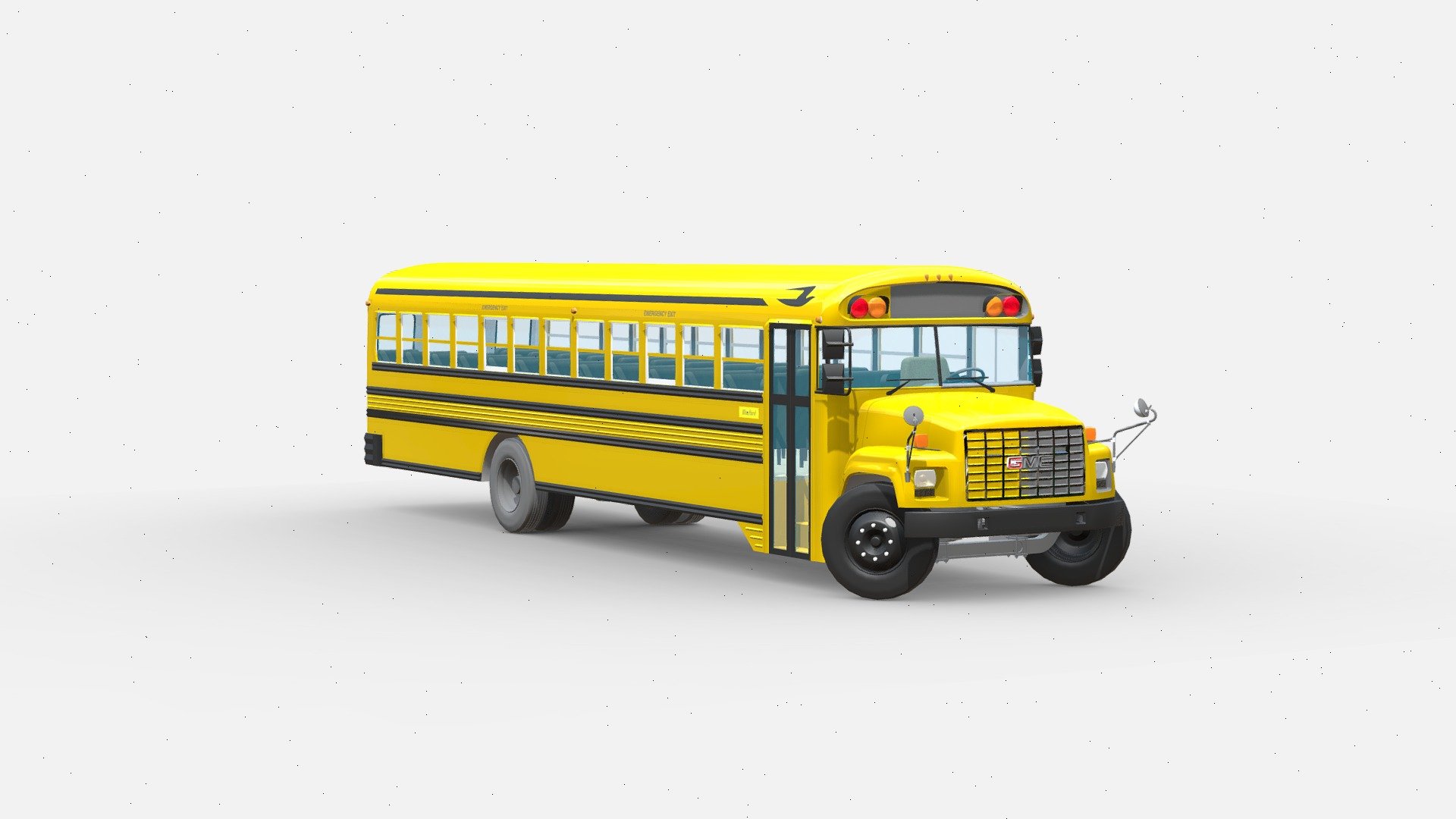 3d model School Bus 3d model