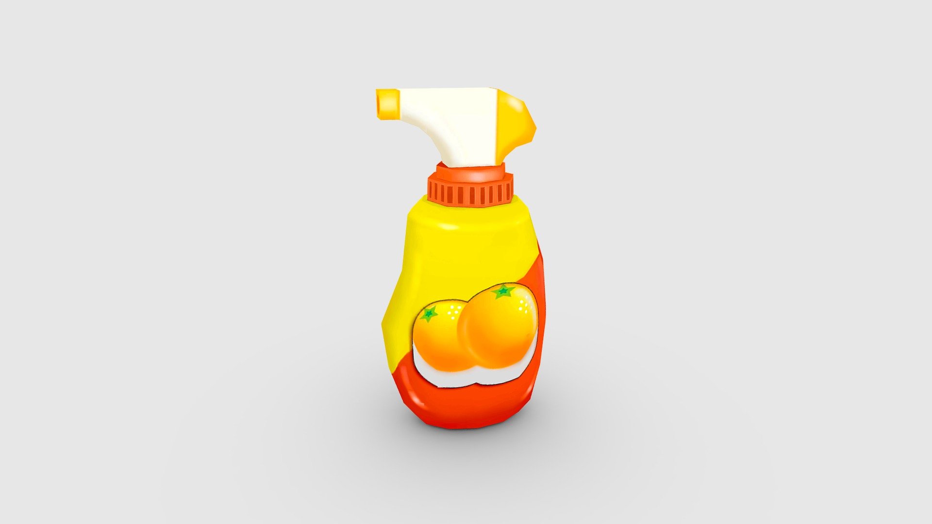 Orange flavor detergent 3d model