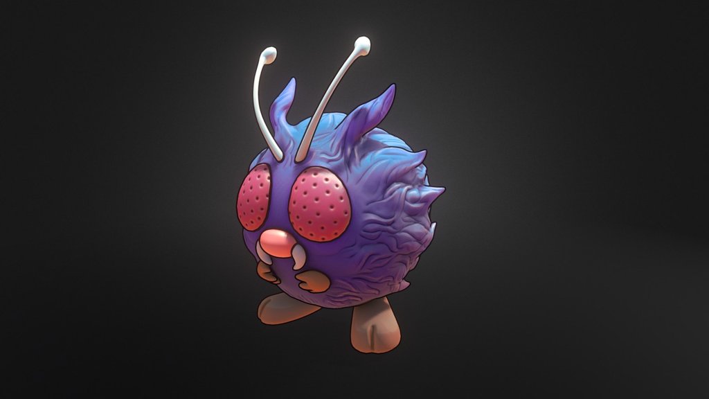 Venonat Pokemon 3d model