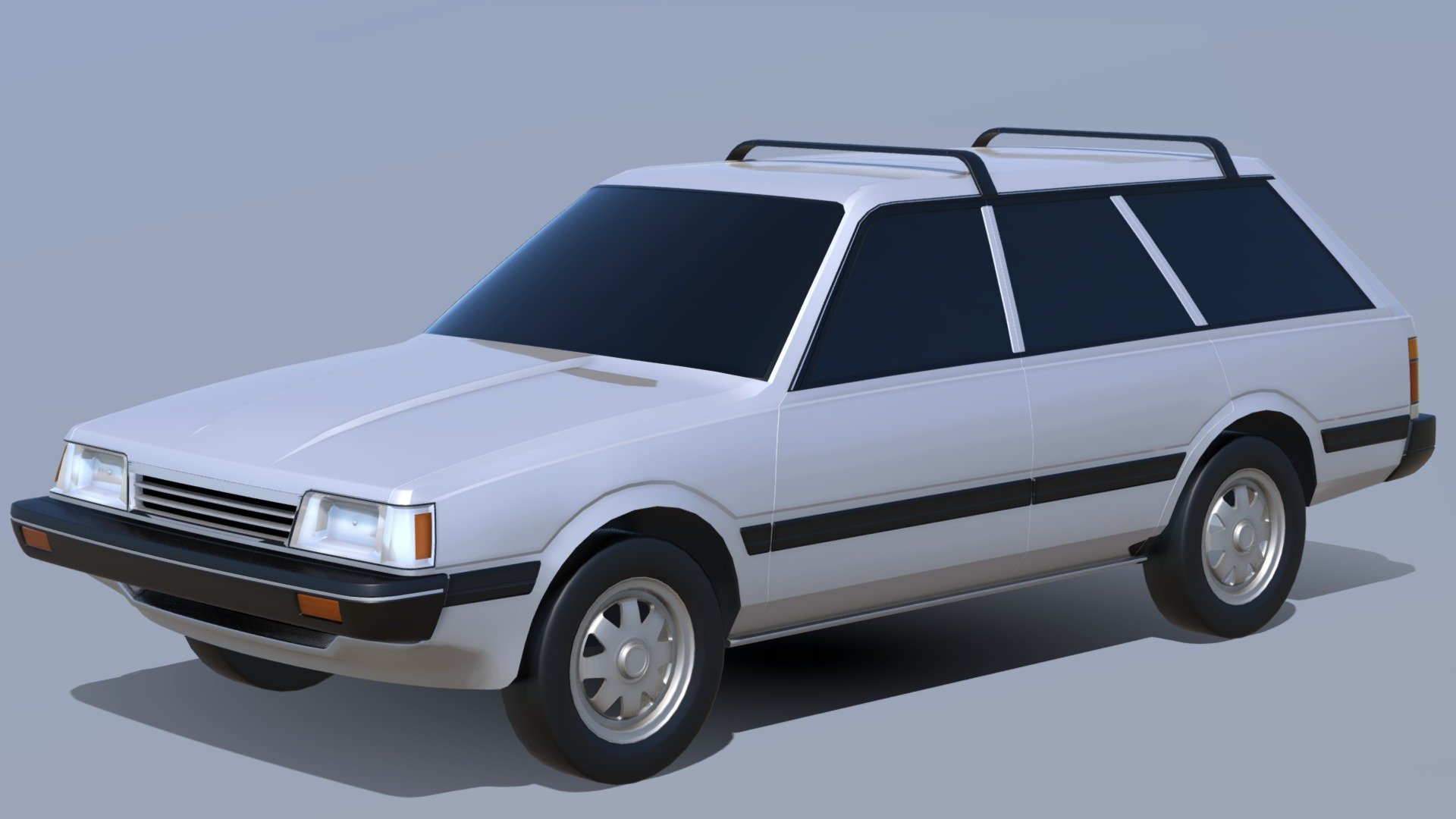 1990 Subaru L-Series DL Sportswagon 3d model