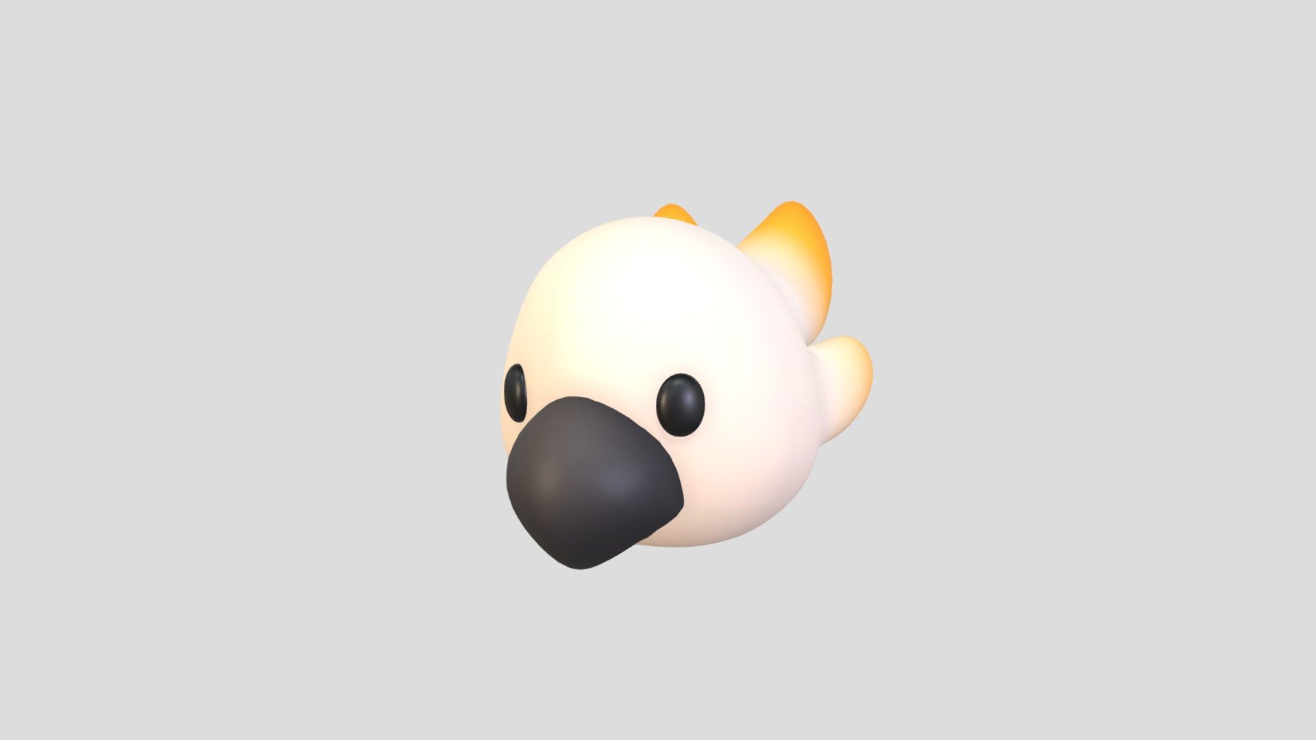 Prop167 Cockatoo Head 3d model