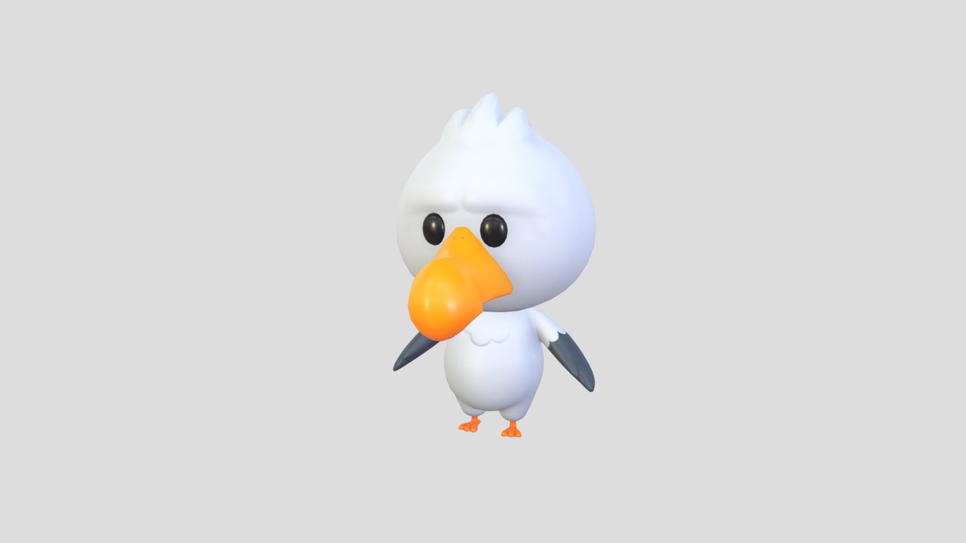 Character064 Seagull 3d model