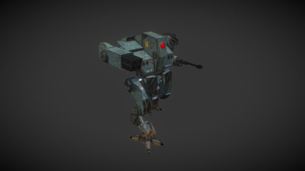 Mecha V3 Walk Skechfab 3d model