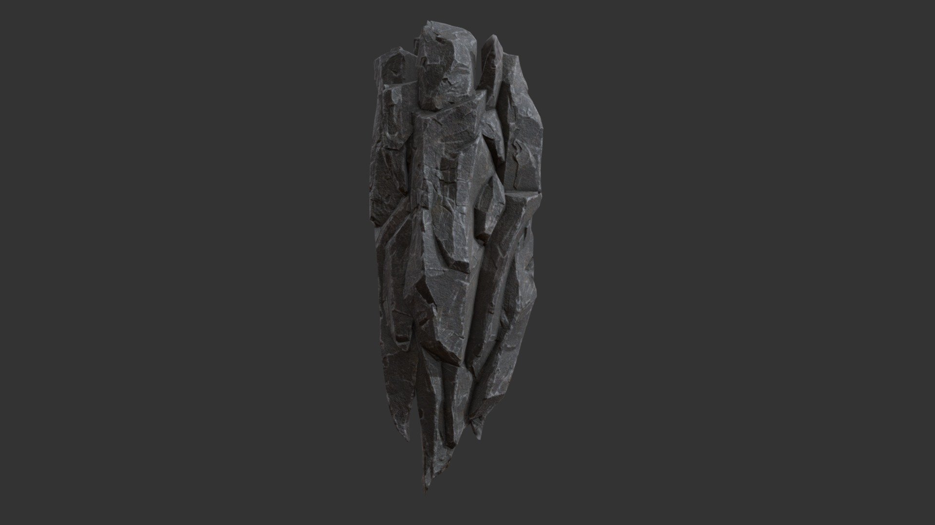 Floating rock 3d model