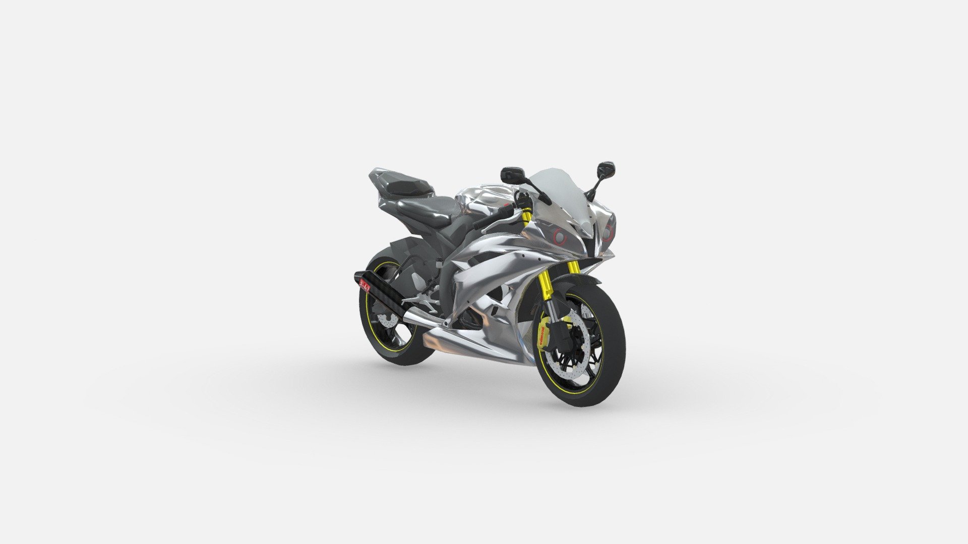 3d model Yamaha-R6 3d model