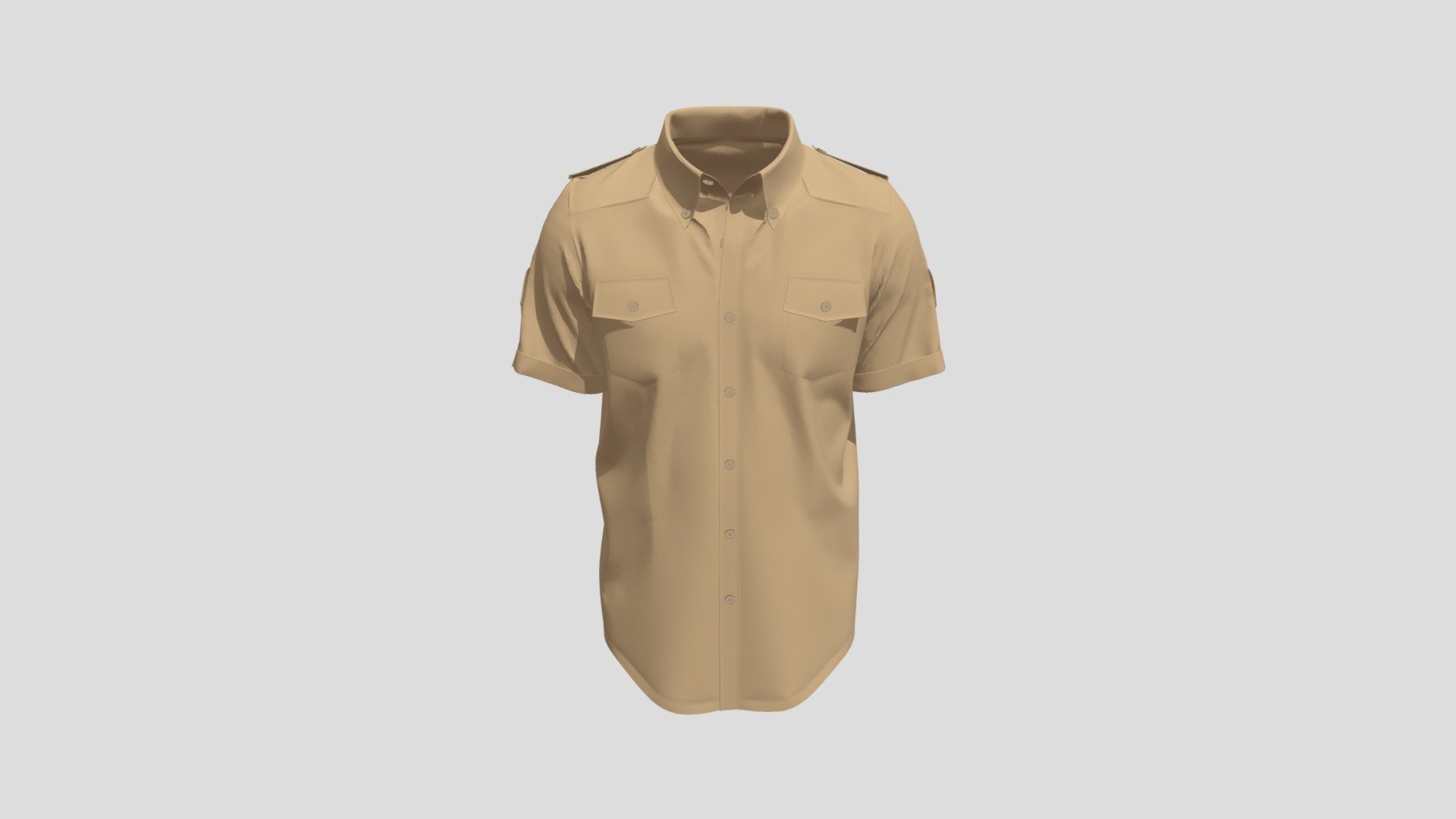 Safari Shirt 3d model