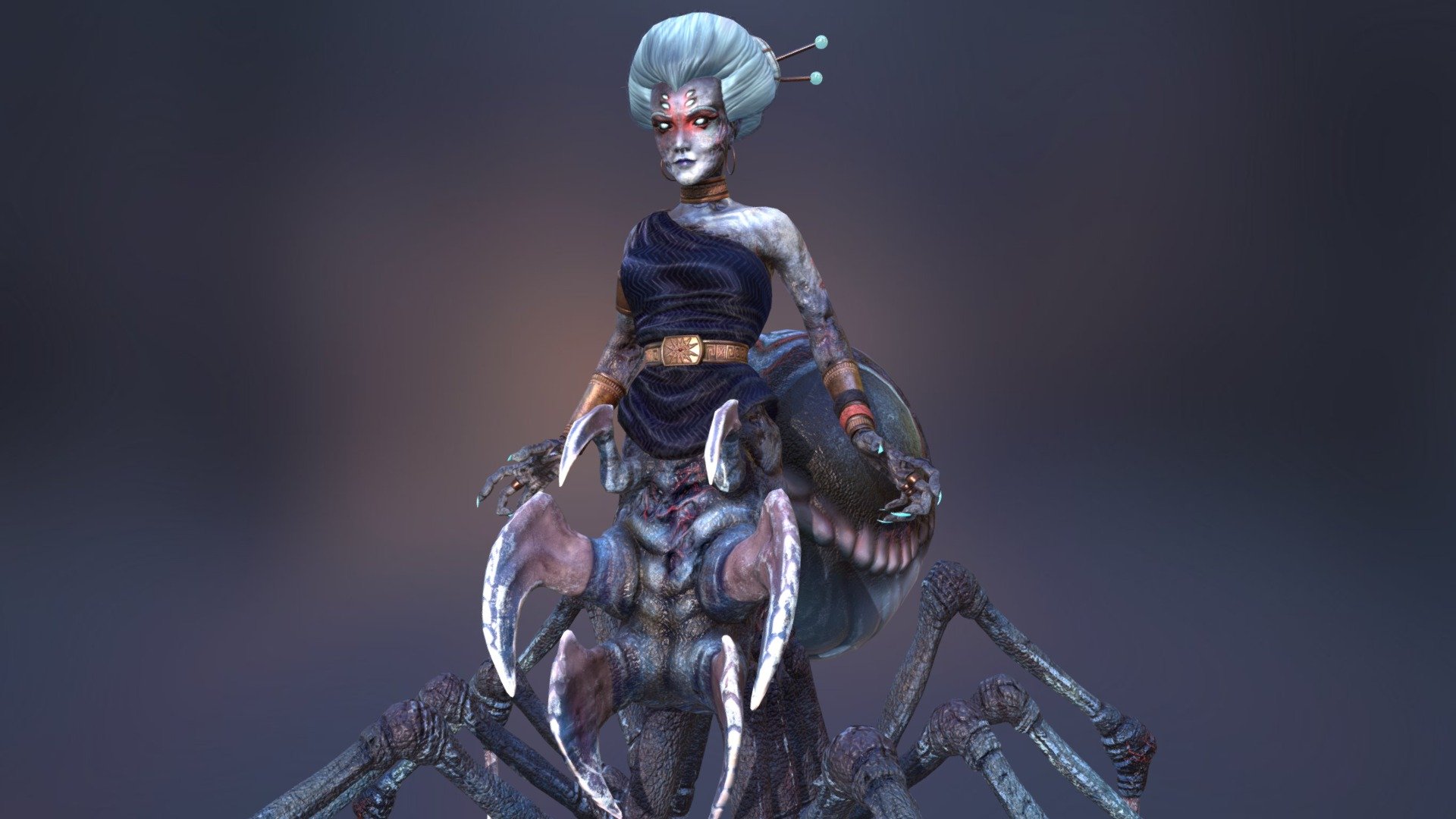 MythCreature Round 2: Arachne 3d model