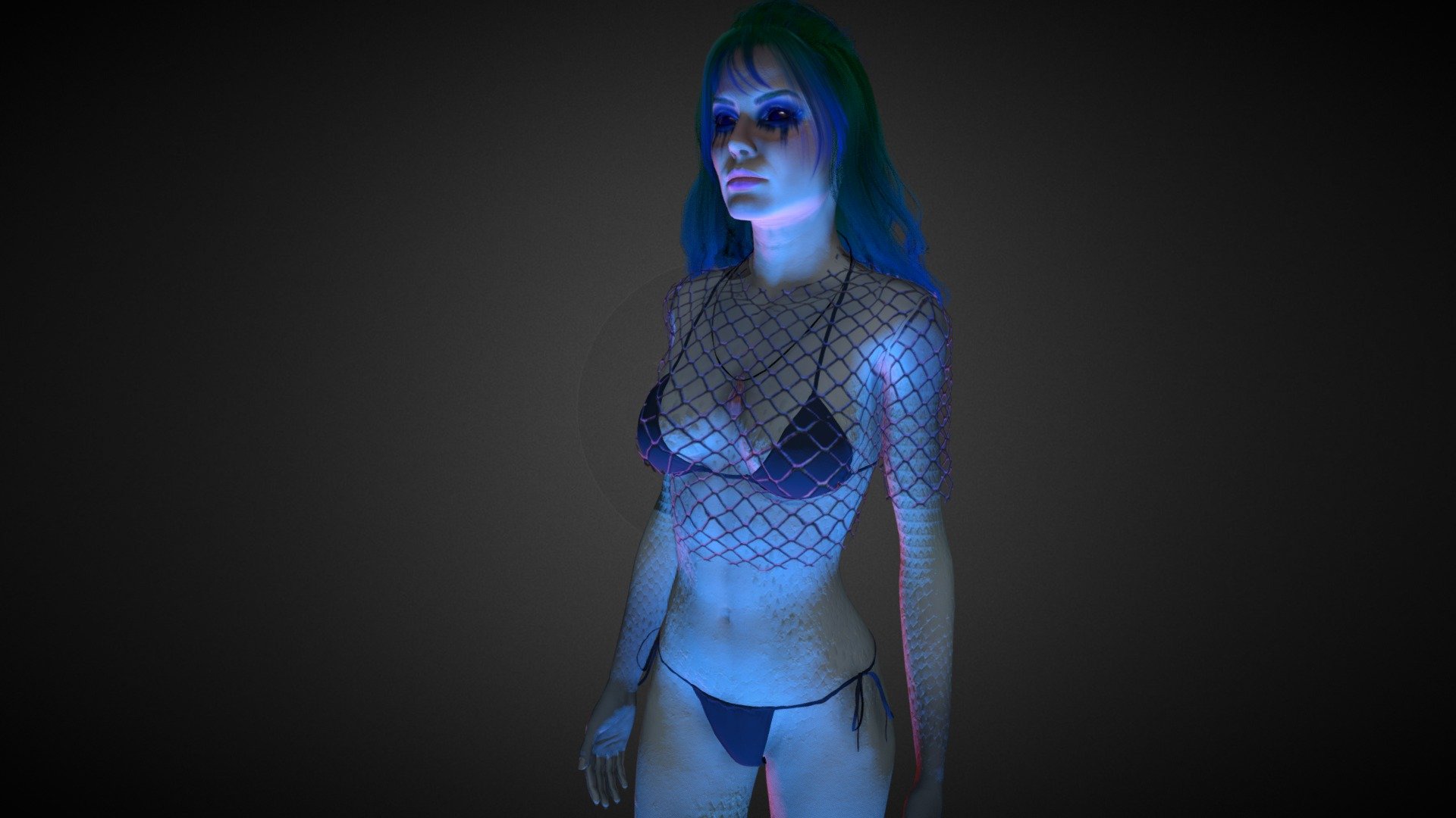 Mermaid 3d model