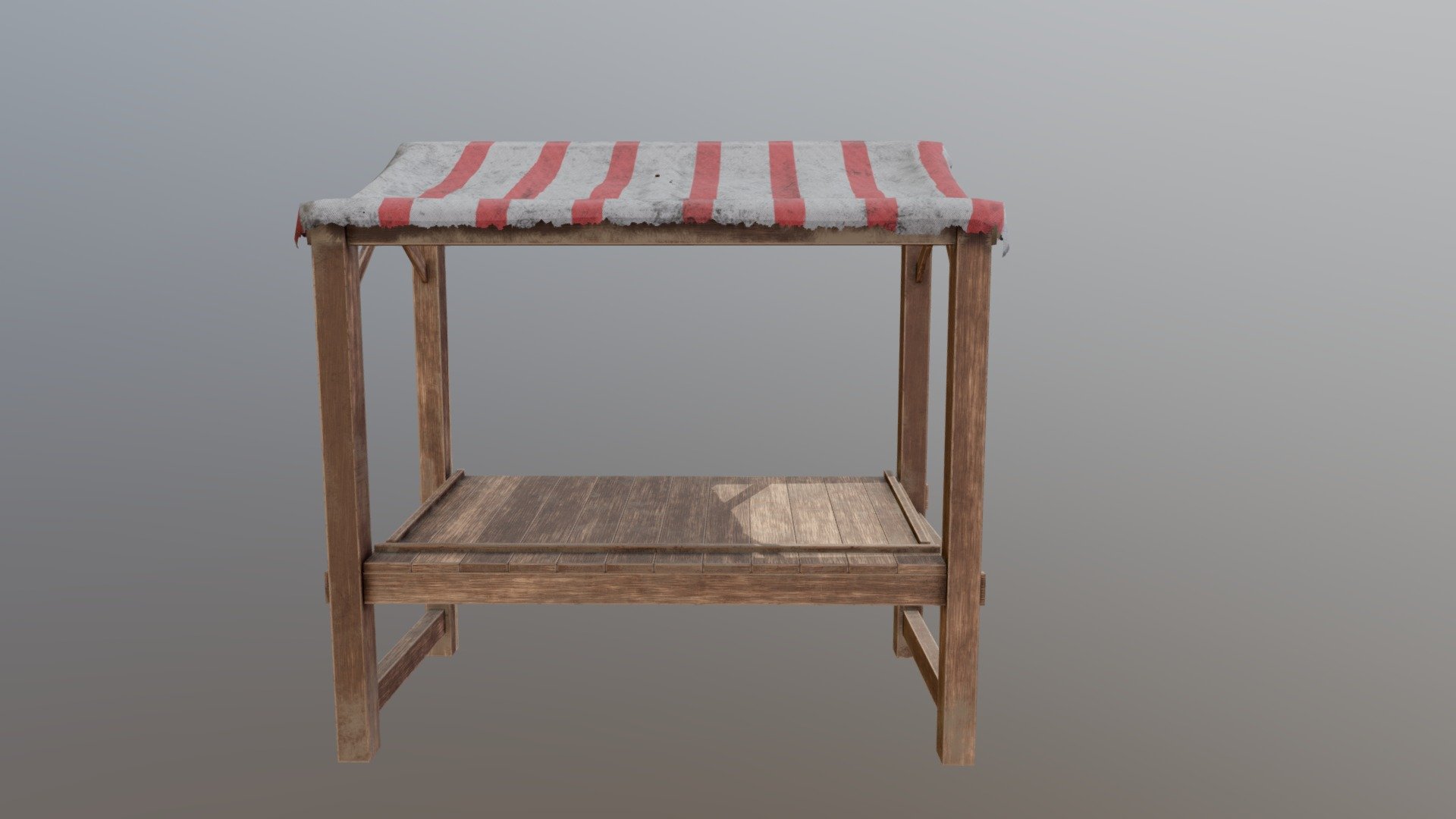 Merchant Stall 3d model