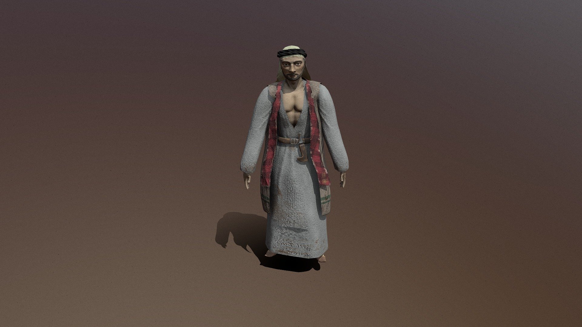 Abu Jafar The Bedouin Chief 3d model