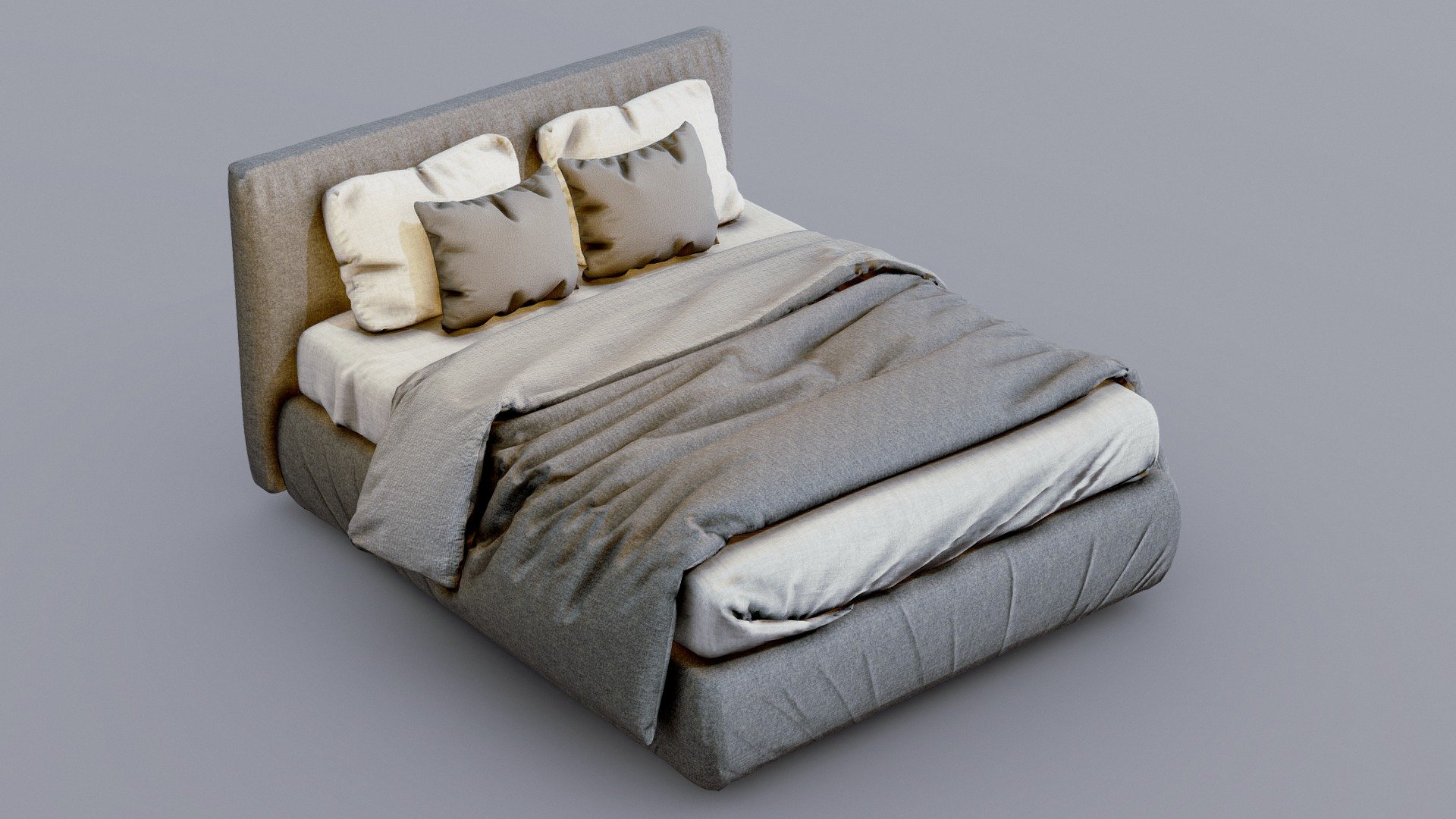 Modern Bed 3d model