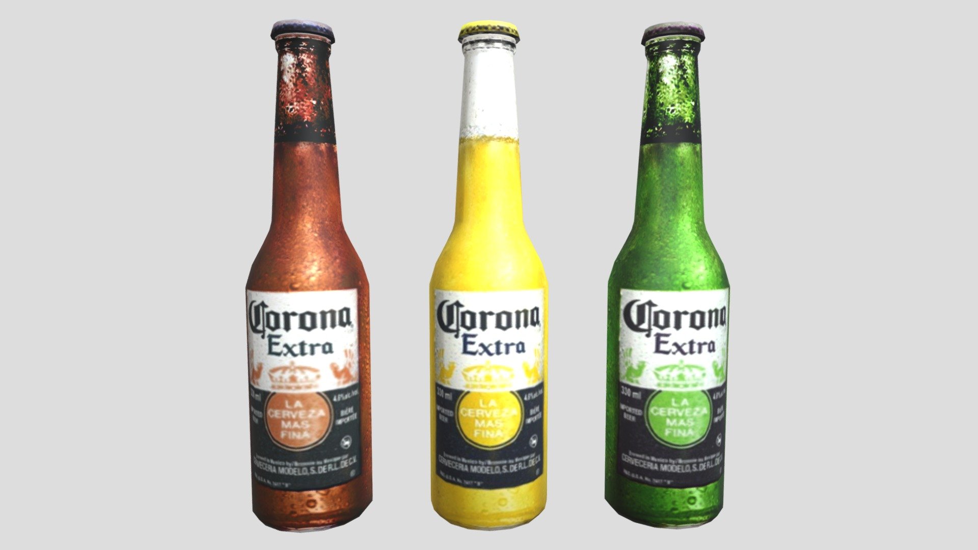 Corona Beer 3d model