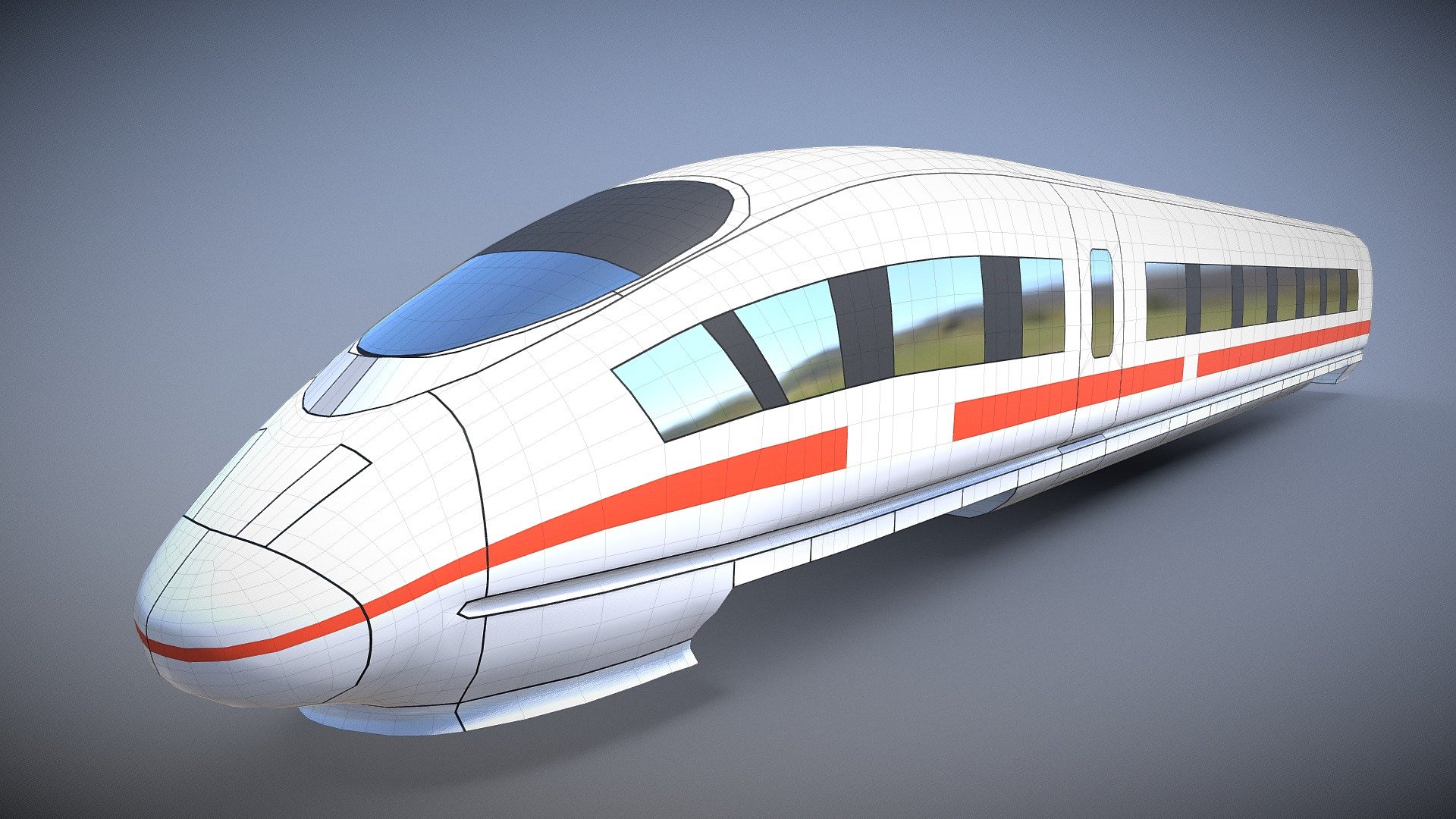 ICE 3 Train (WIP-1) 3d model