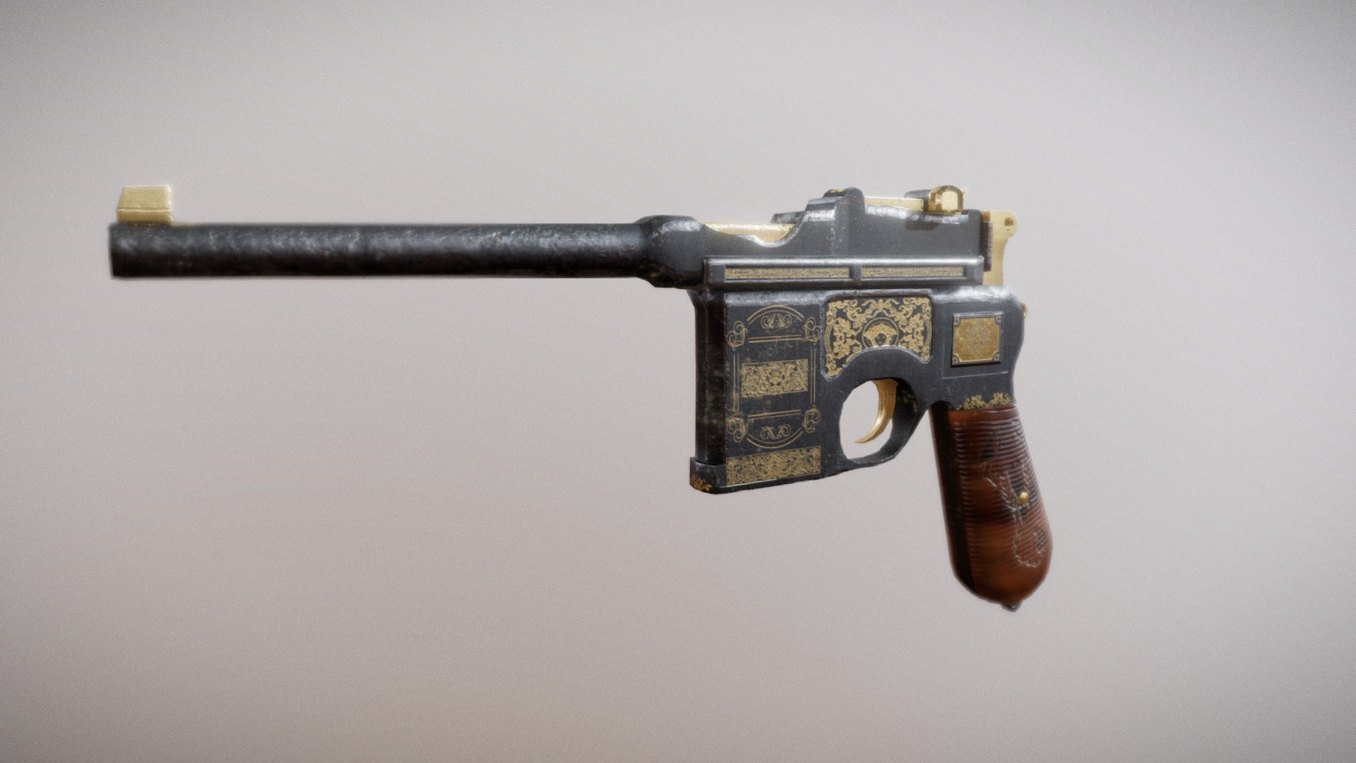 Mauser C96 3d model