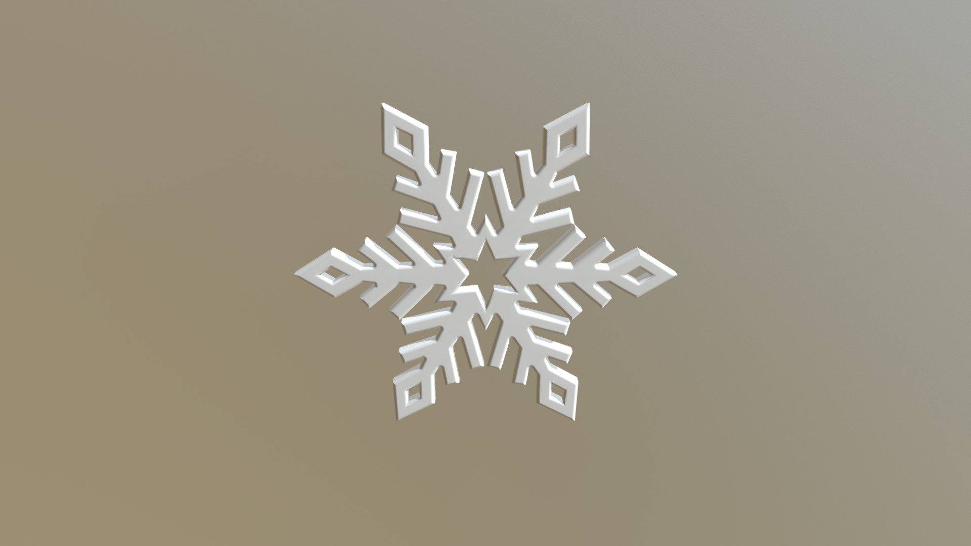 Snowflake4 3d model