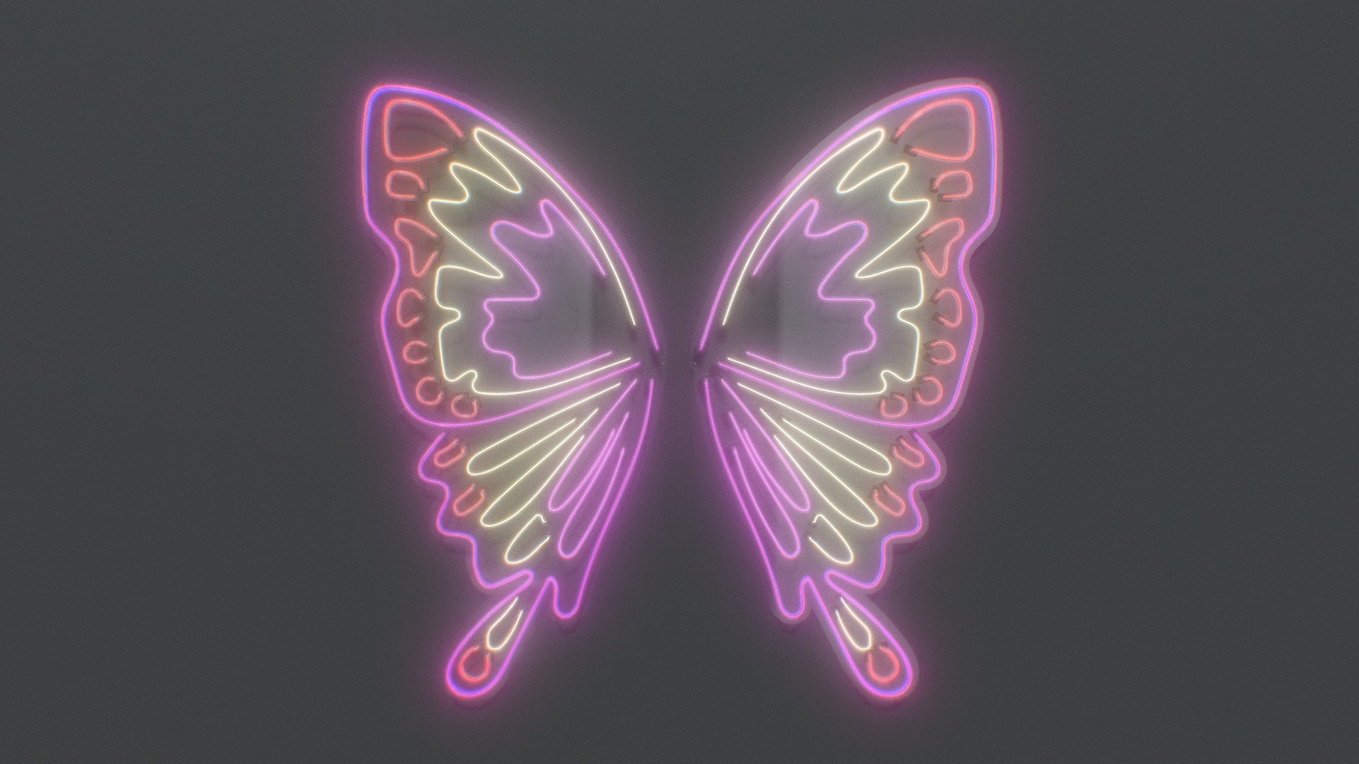 Butterfly Wings 2 3d model