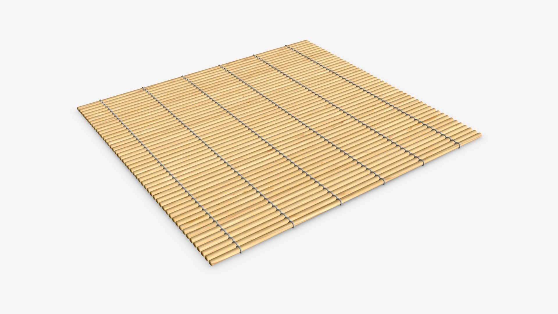 Sushi bamboo mat 3d model