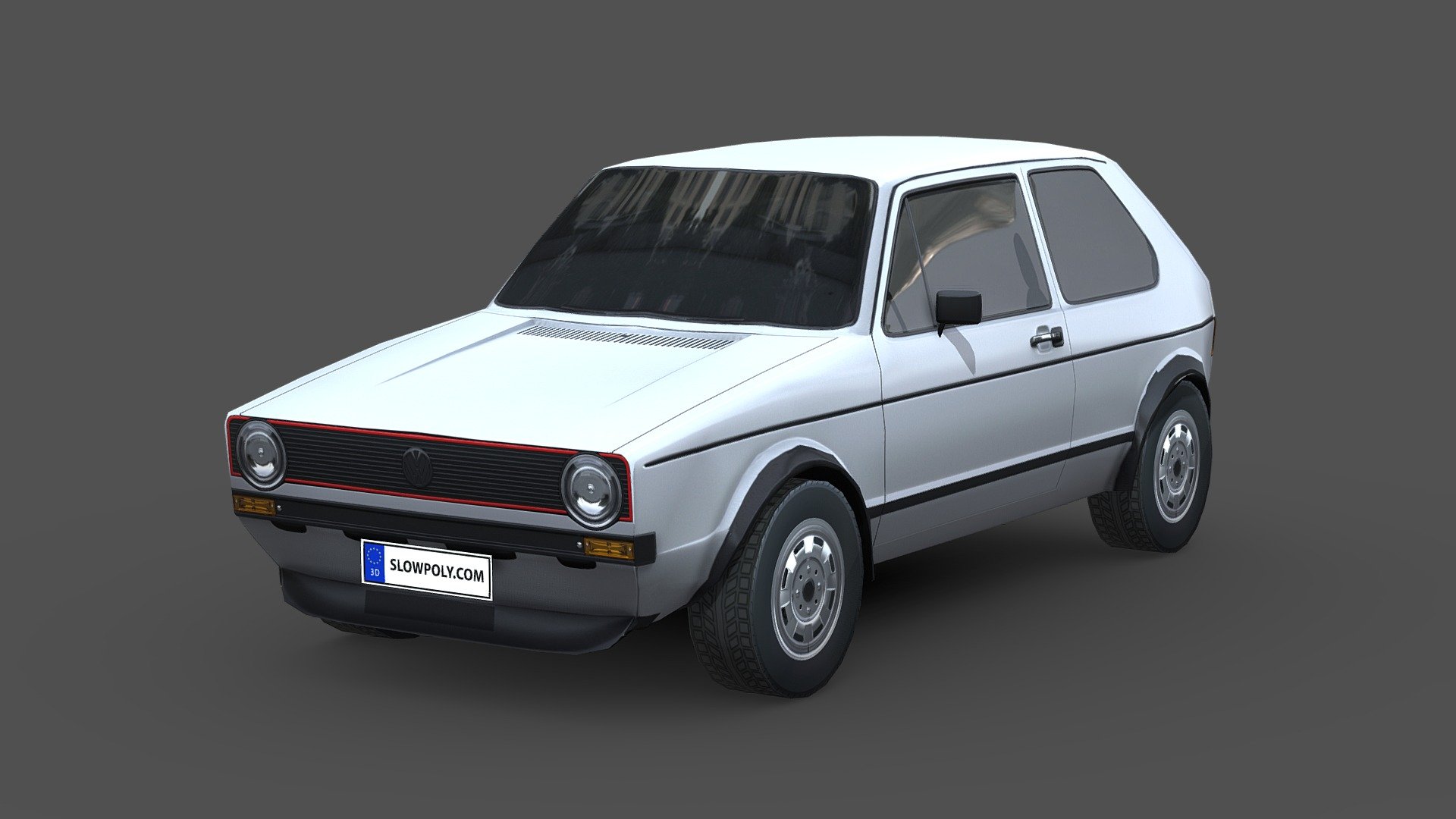 Volkswagen Golf GTI 1975 3d model