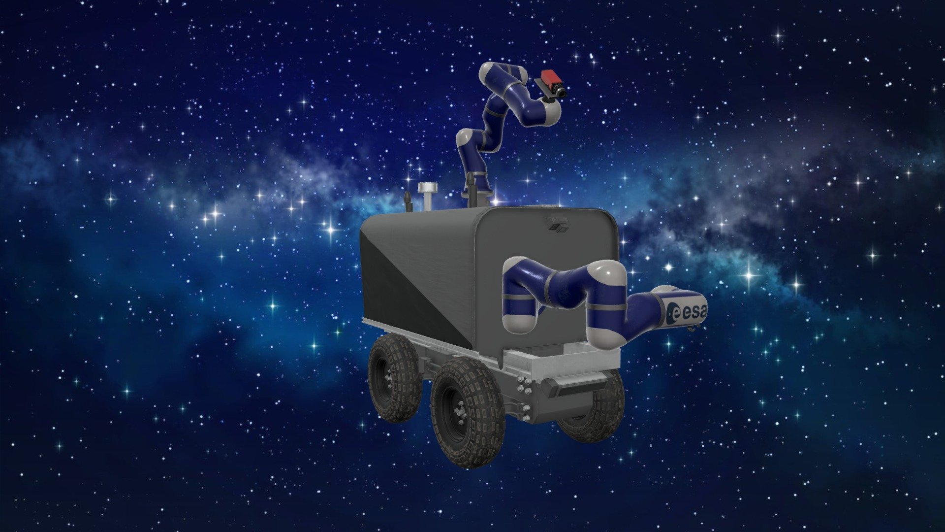 ESA Interact Rover 3d model