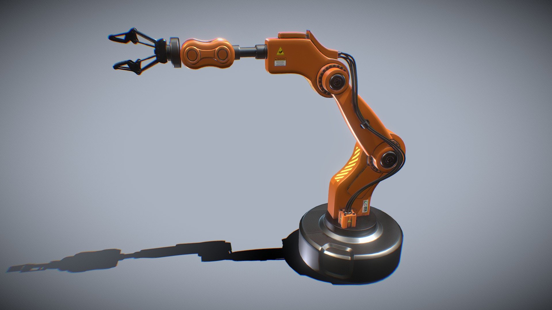 Industrial Mechanical Arm 3d model