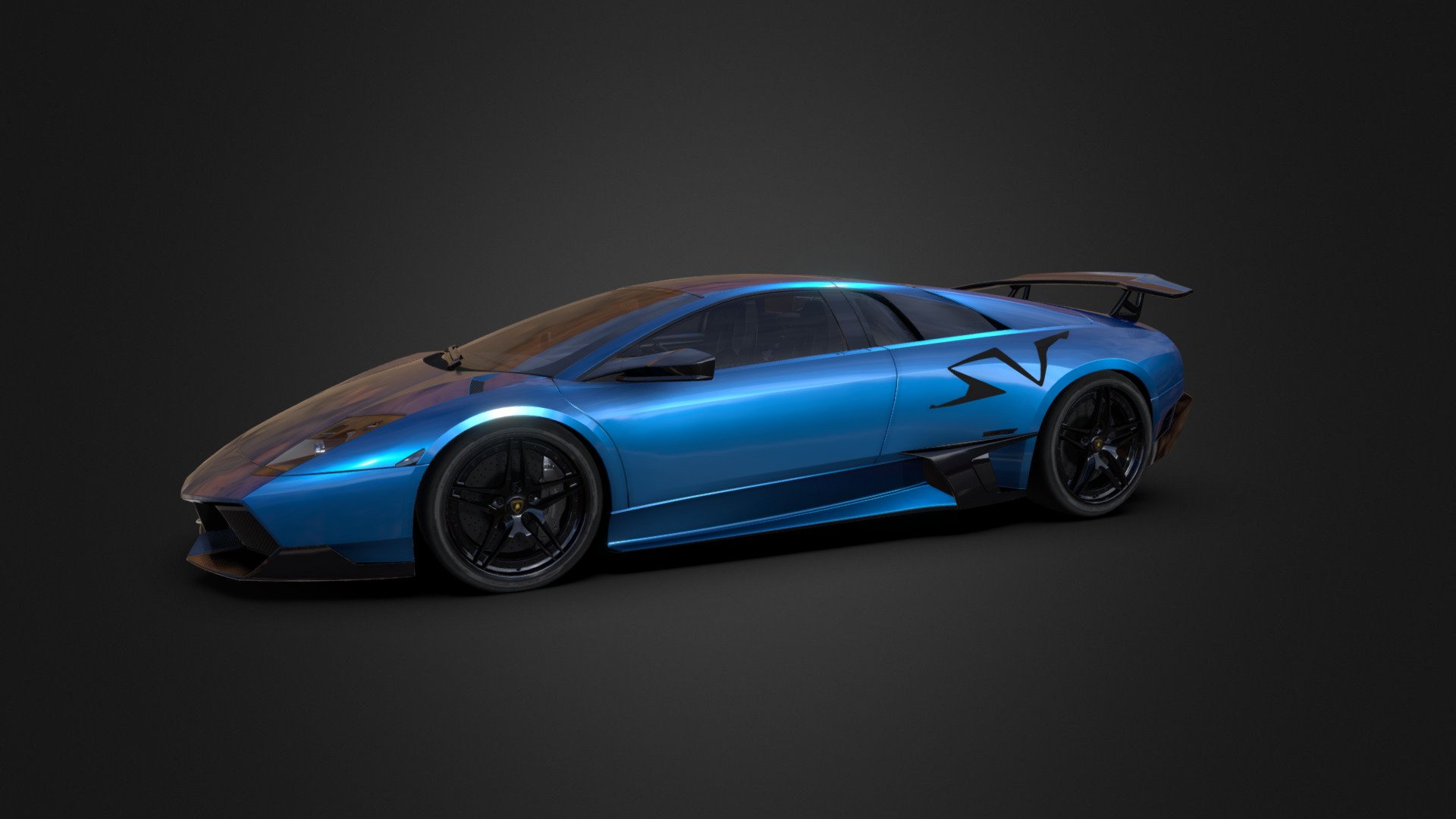 Lamborghini Murciélago LP 670–4 SuperVeloce 3d model