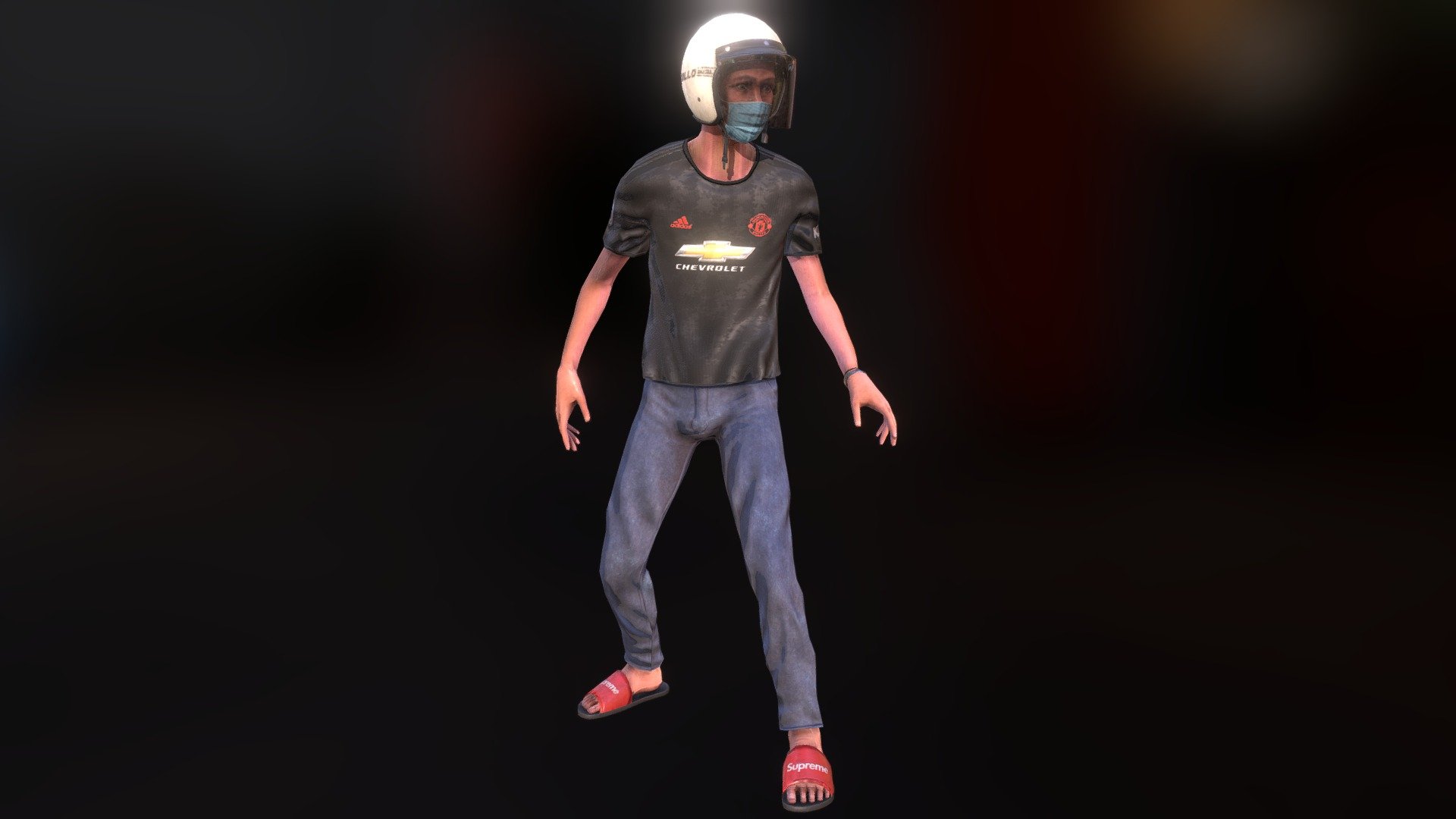 rider_idle 3d model