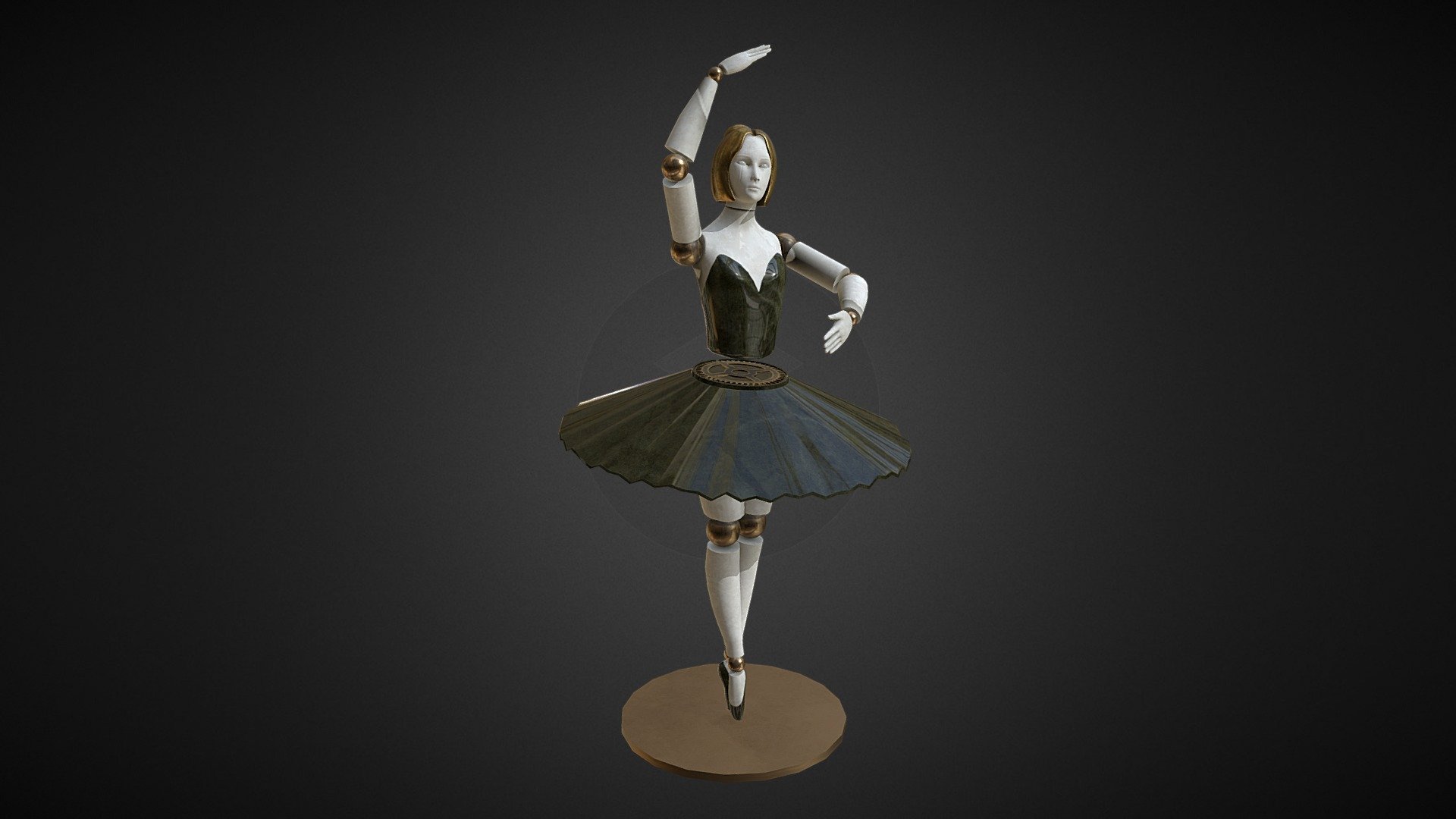 Mechanical Ballerina 3d model