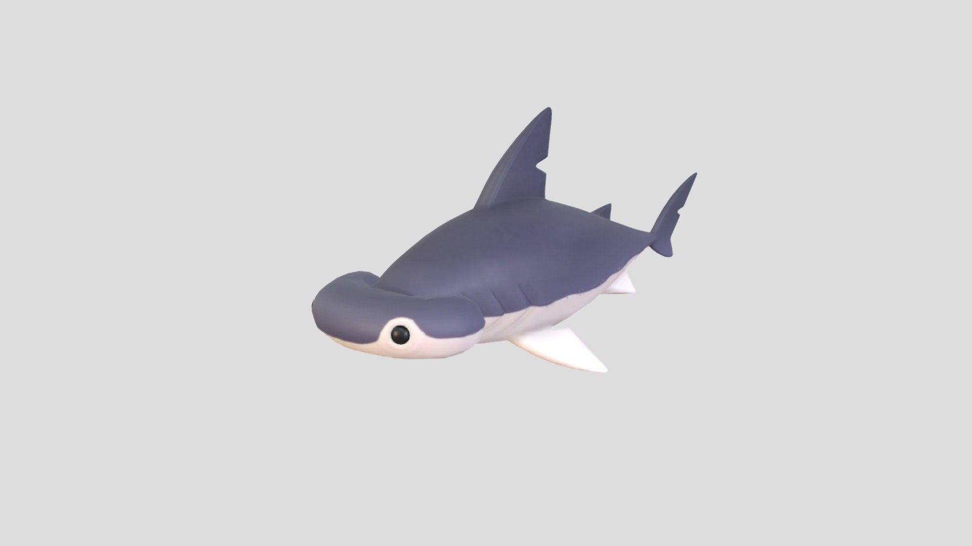 Character072 Bonnet Head Shark 3d model