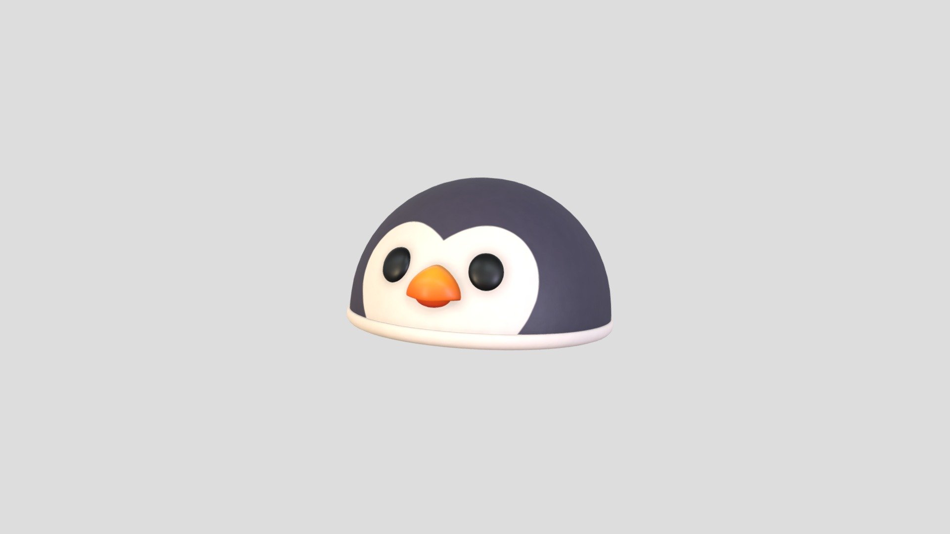 Hat017 Penguin Hat 3d model