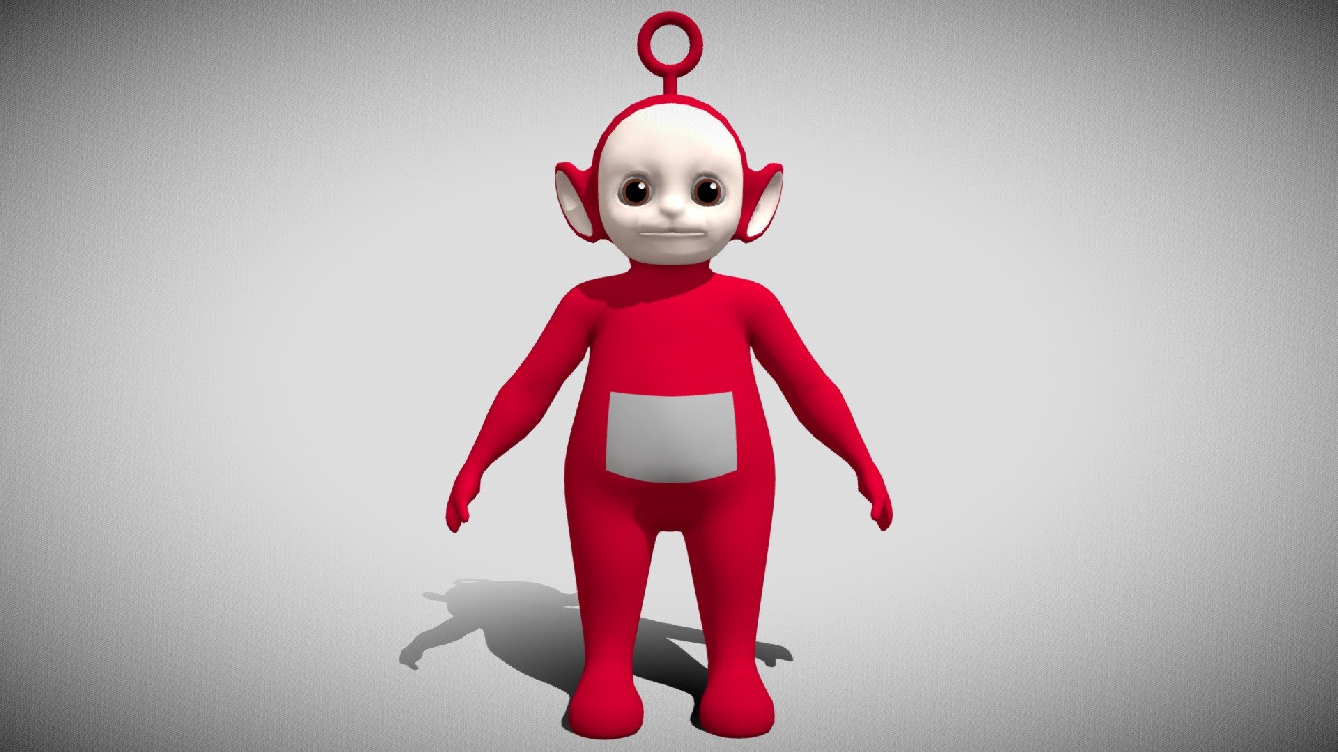 Po Teletubbies 3d model