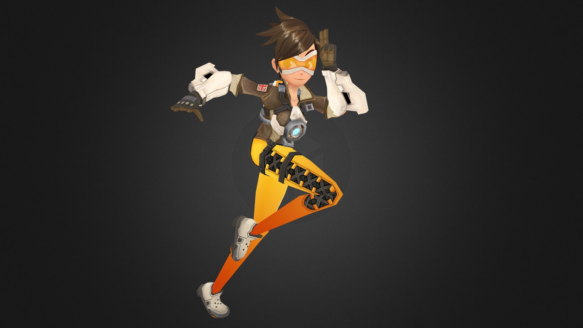 Overwatch Tracer 3d model