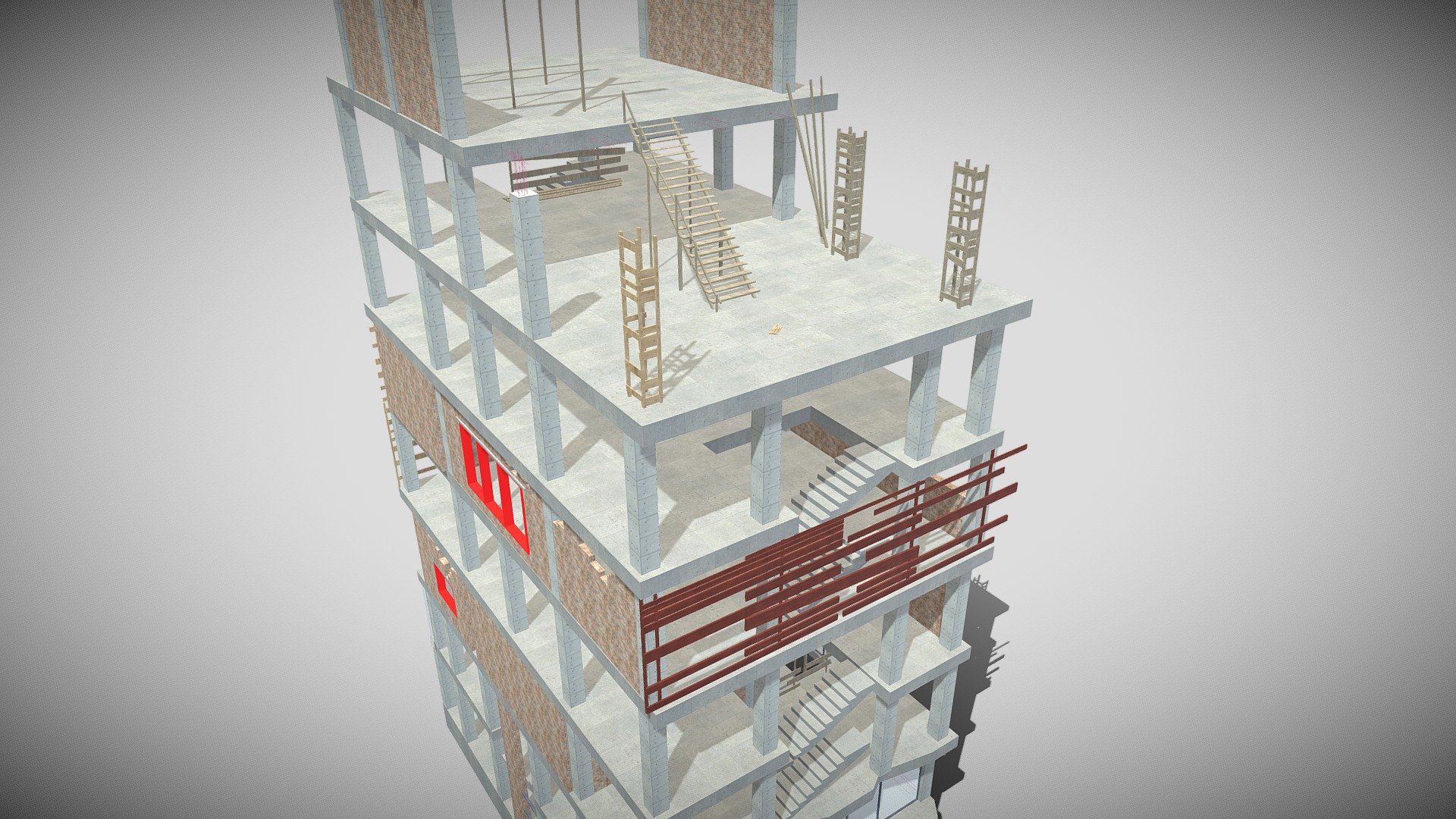 Construction 3d model