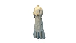 1890s silk dress