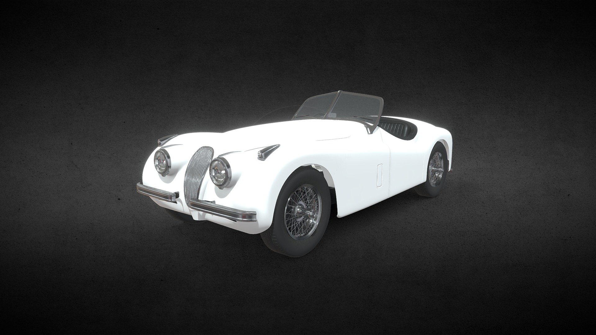 1948 Jaguar XK120 3d model