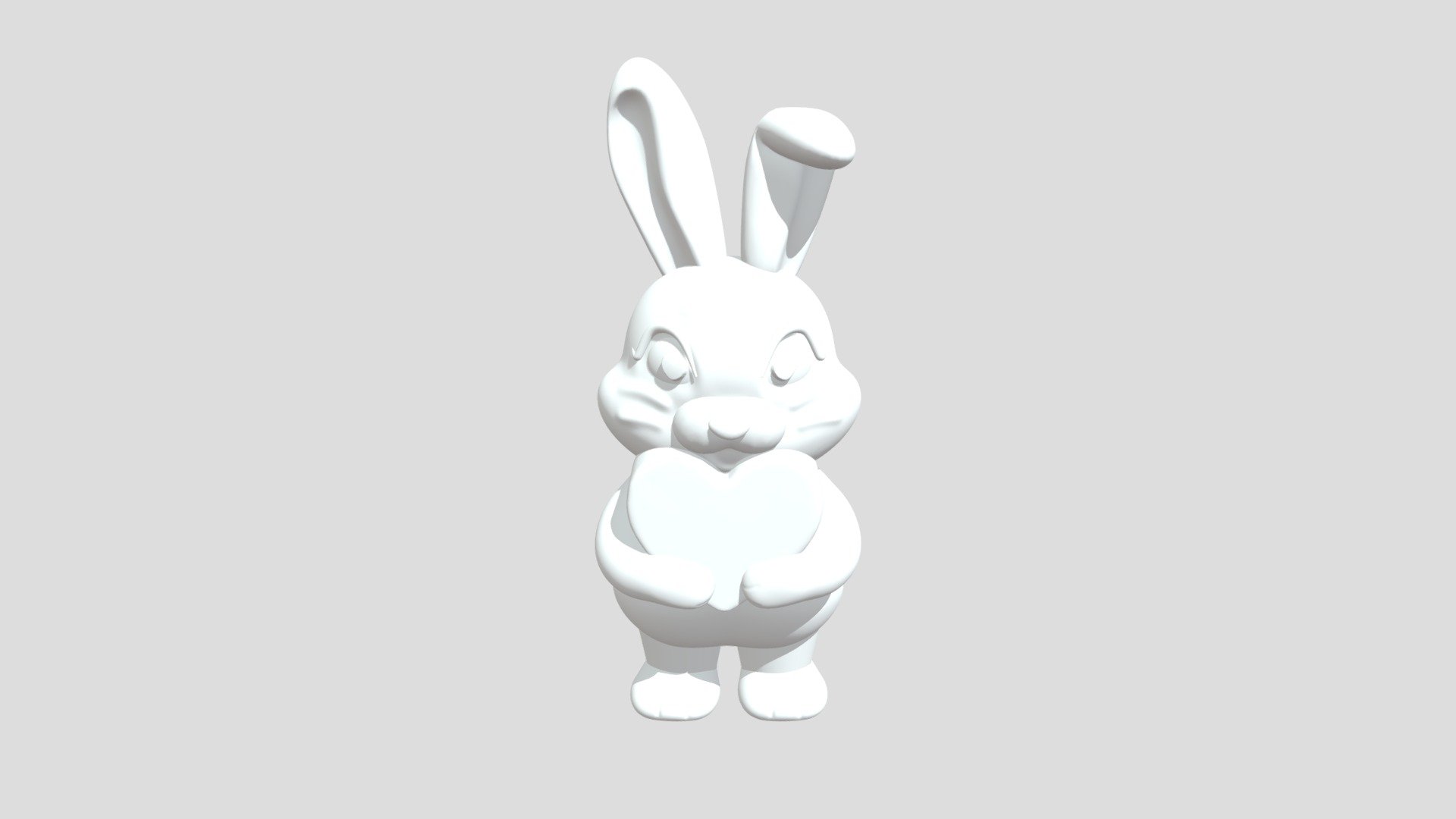 Bunnies new jeans 3d model