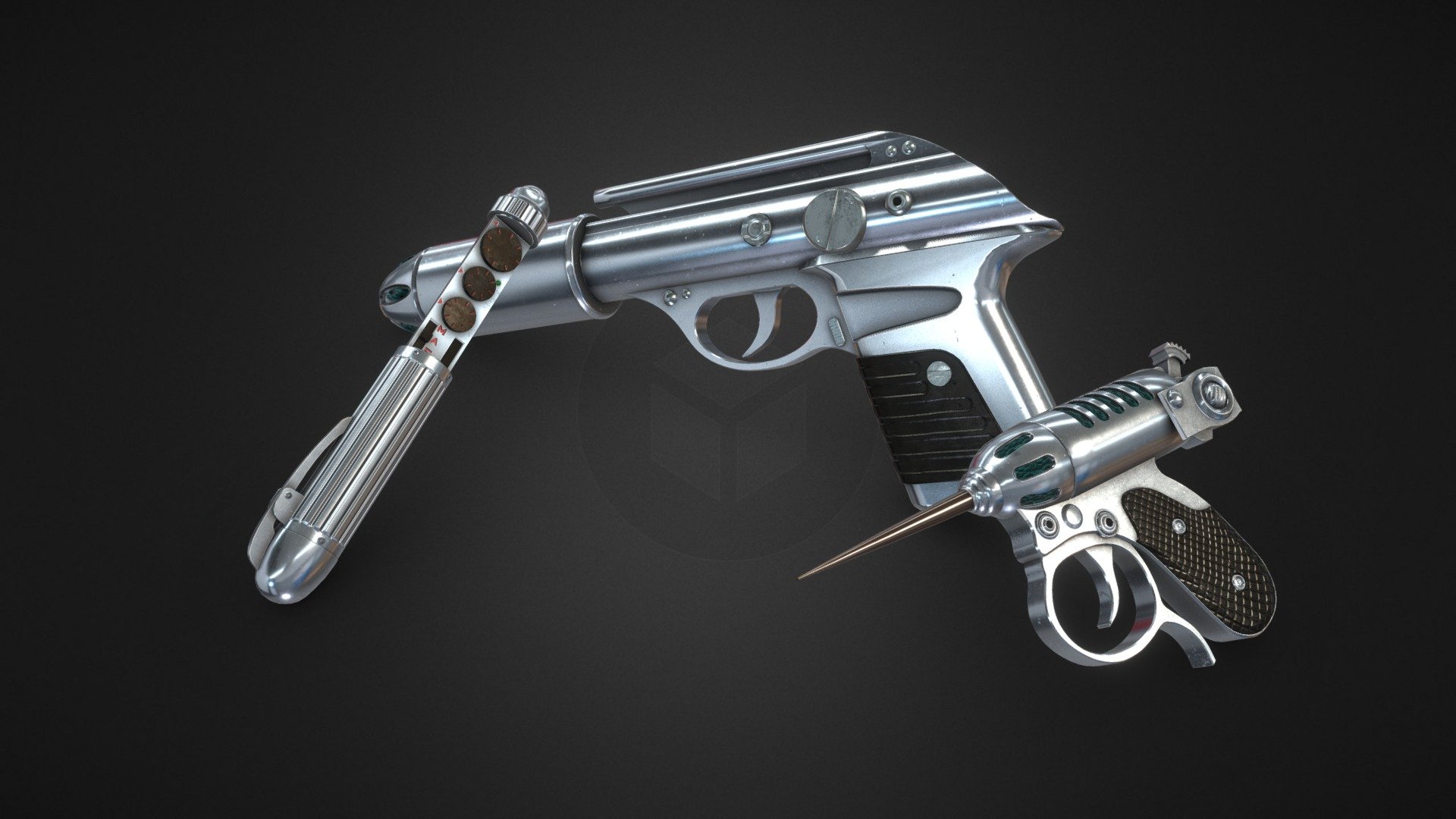 Gun MIB 3d model