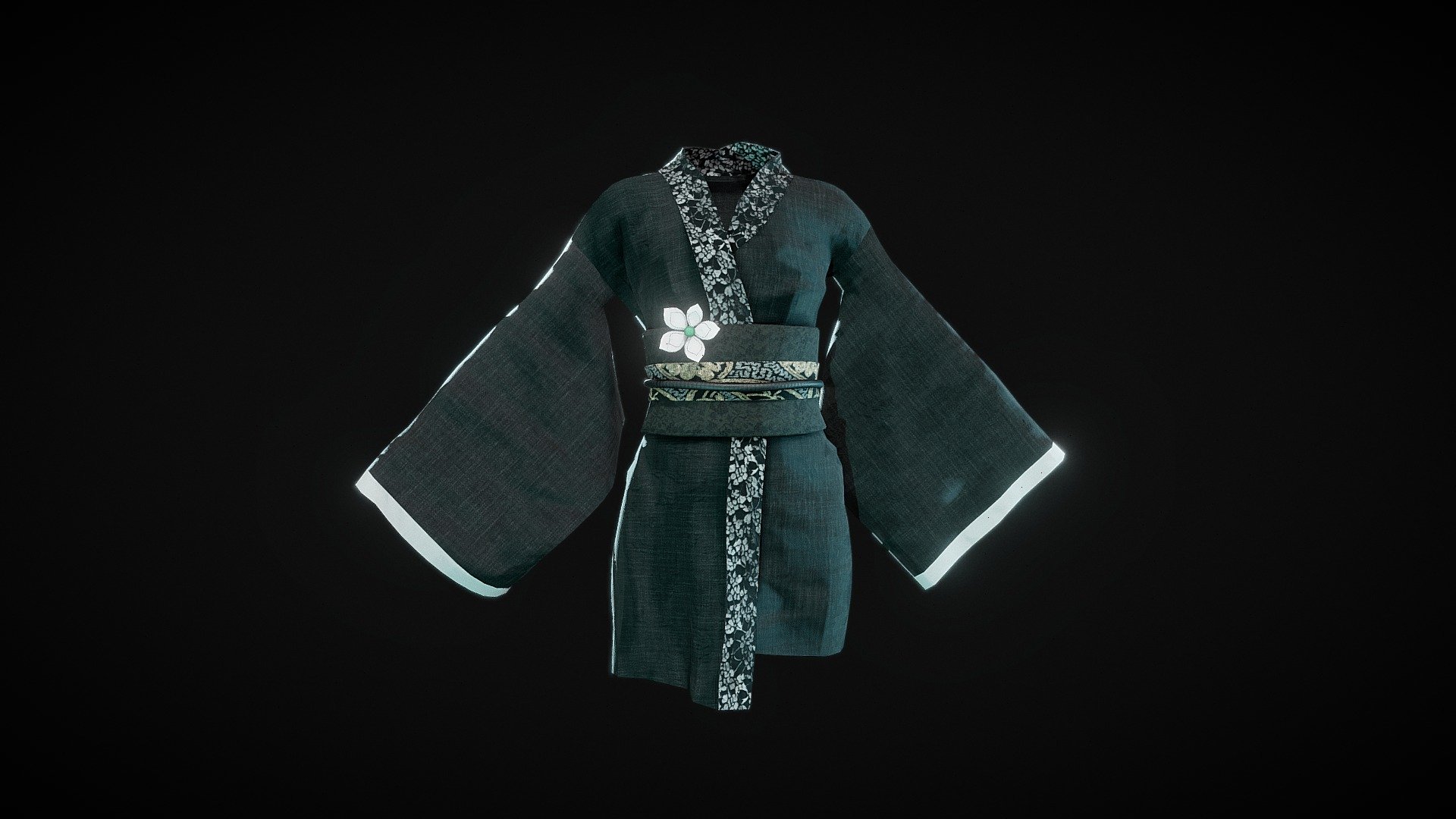 Kimono Dress 3d model