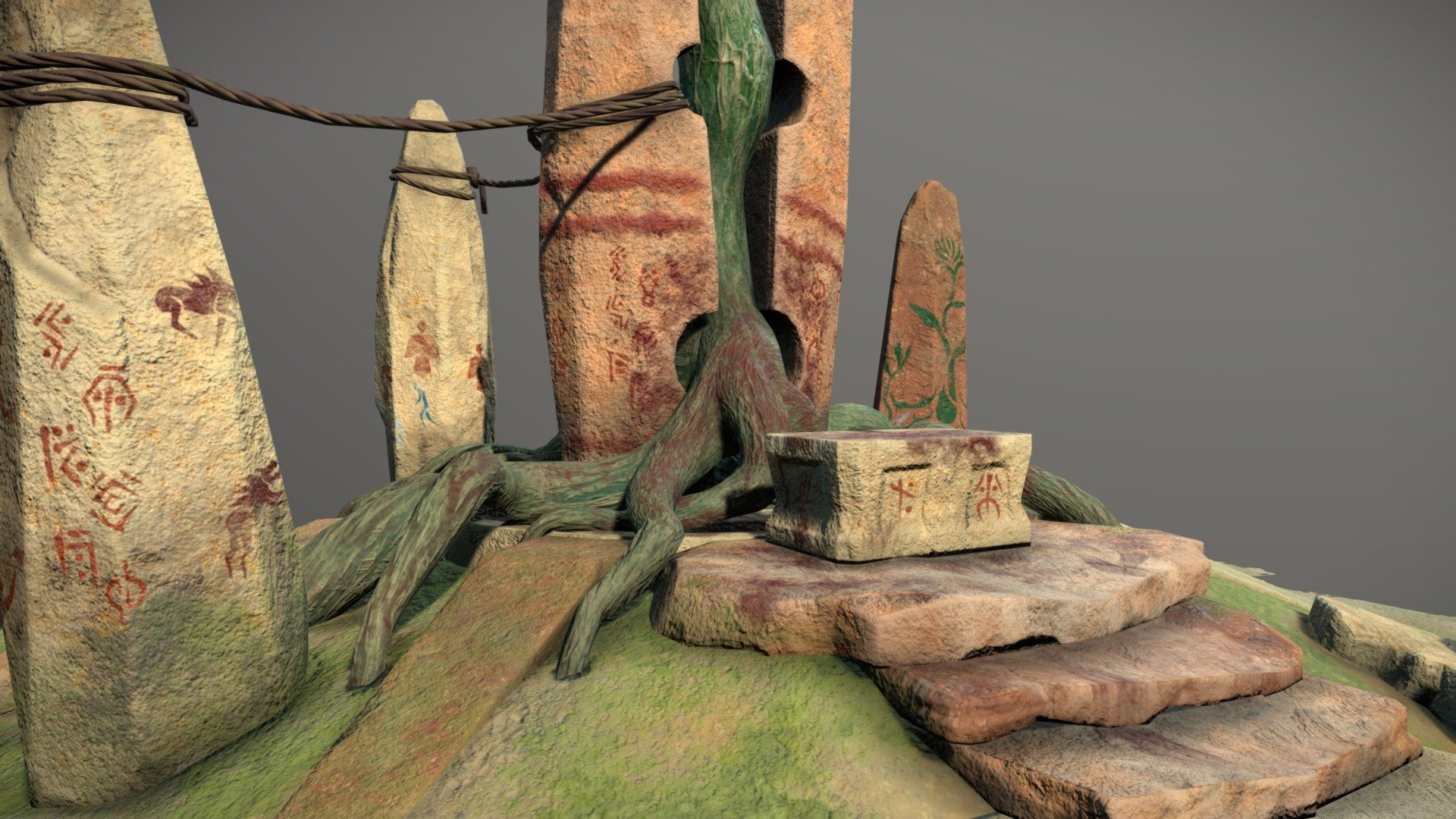 Altar of Life 3d model