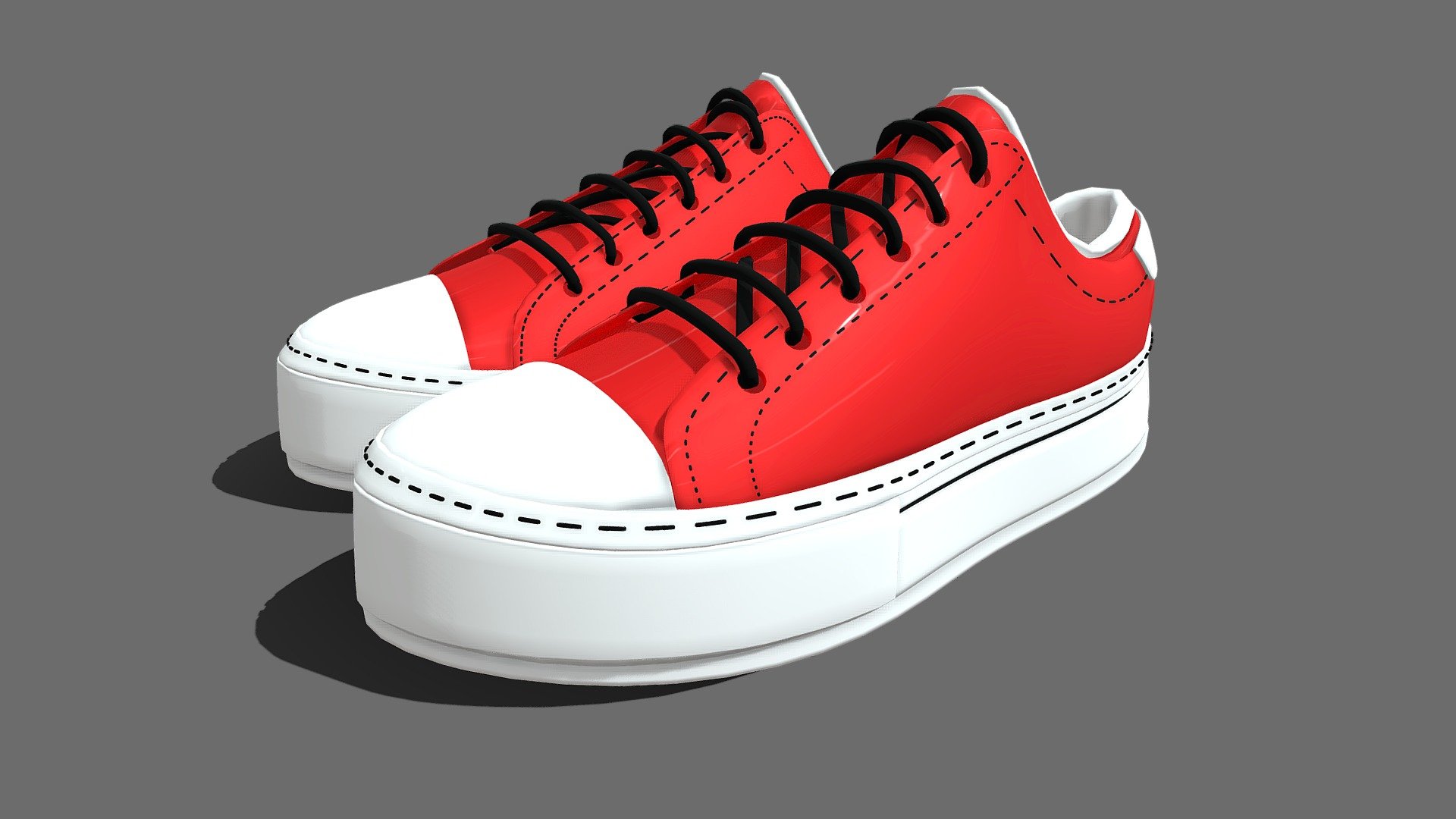 Shoes van Style 3d model