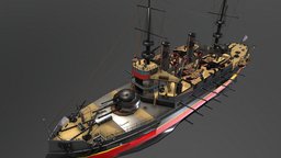 US NAVY 1891 Standard Battleship