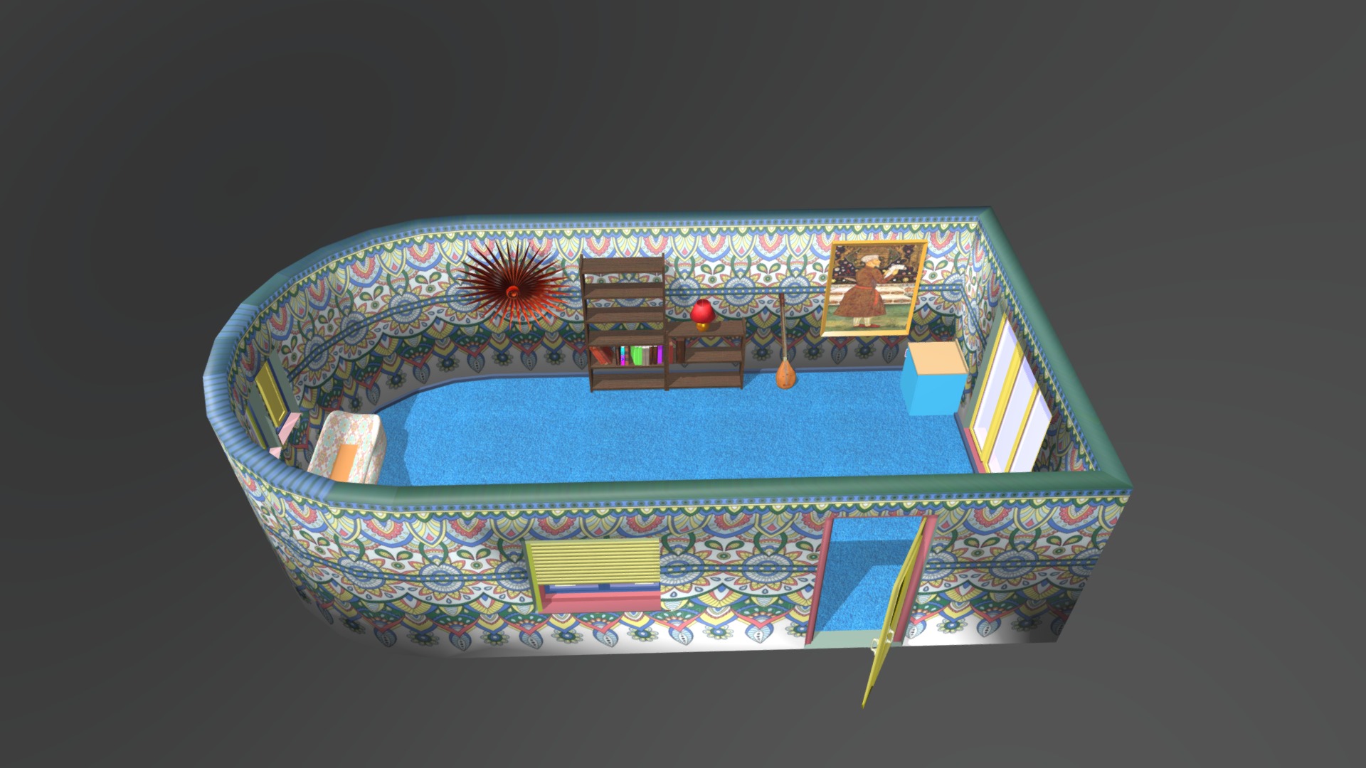 Indian Room 3d model