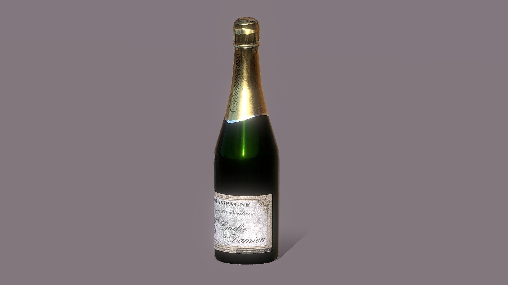 Champagne 3d model