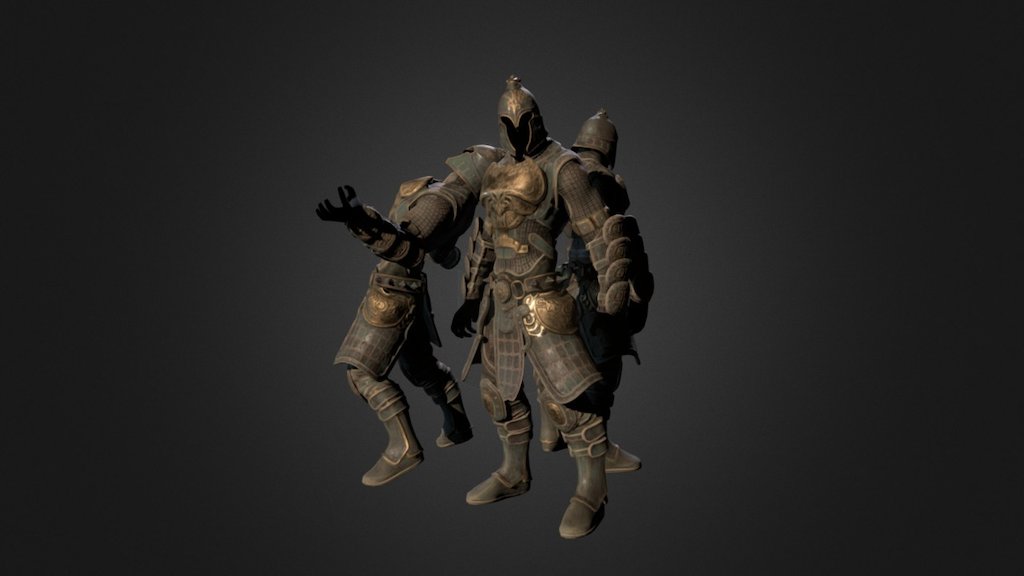 Japanese Warrior 3d model