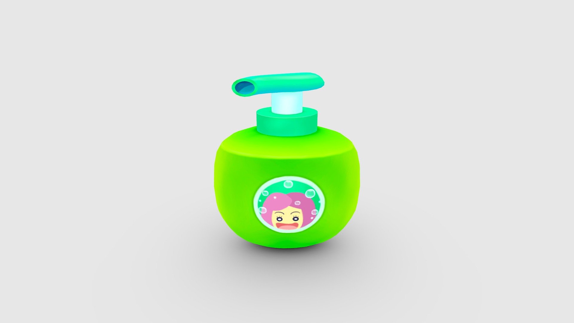 Cartoon Shower Gel 3d model