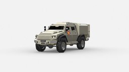 3d model Masina EOD GURKHA