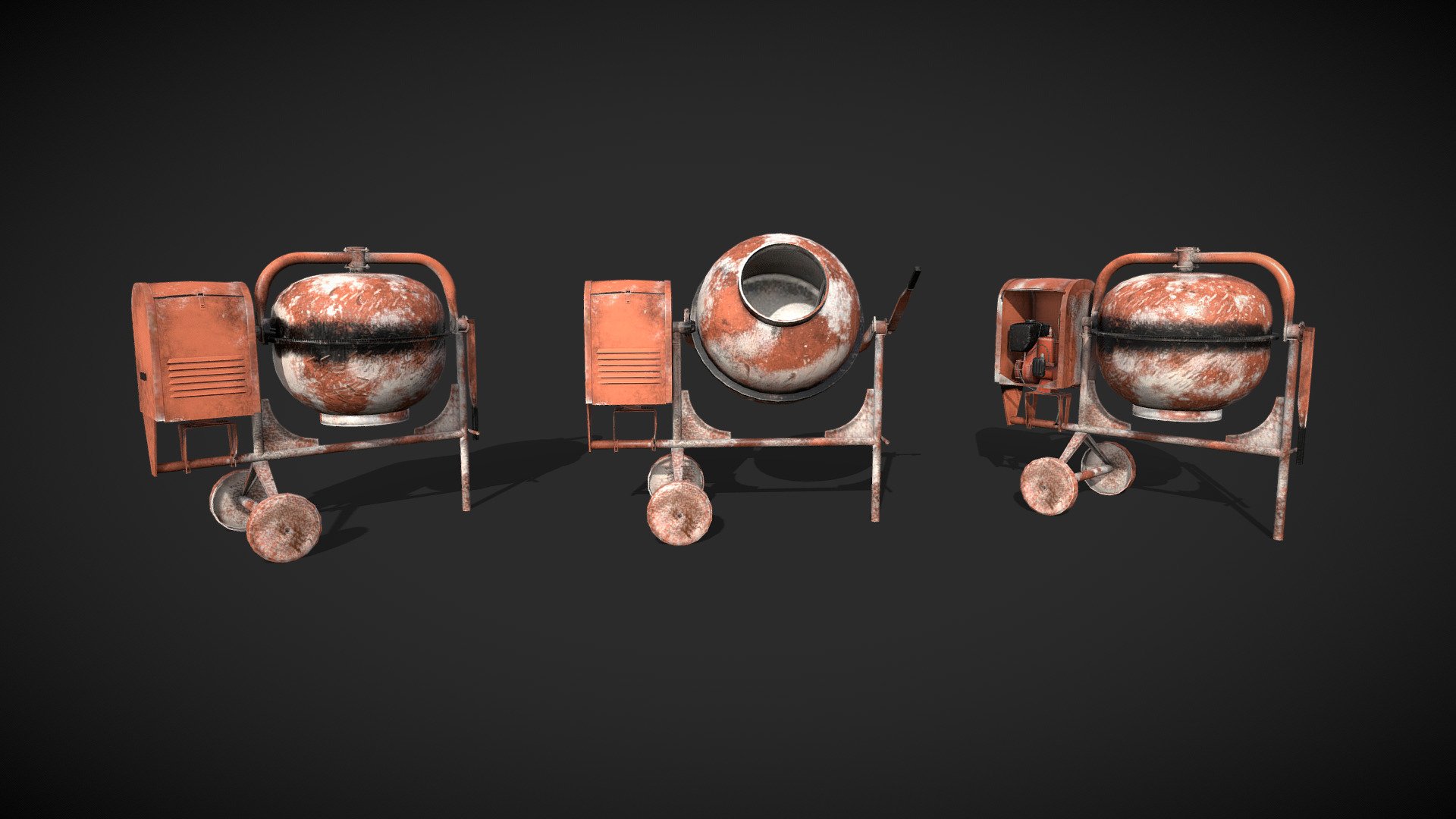 Cement Mixer 3d model