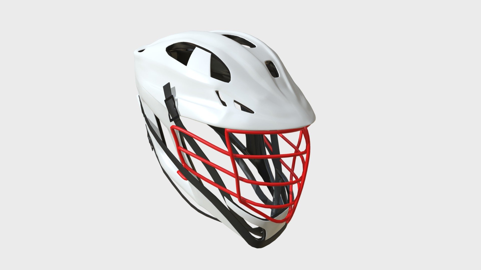 Field sport helmet 3d model