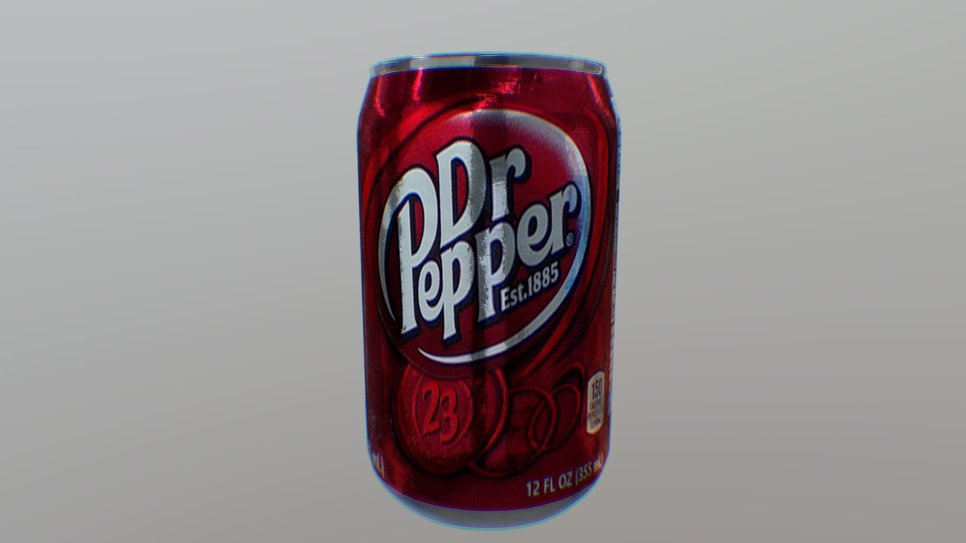 Dr Pepper Can 3d model