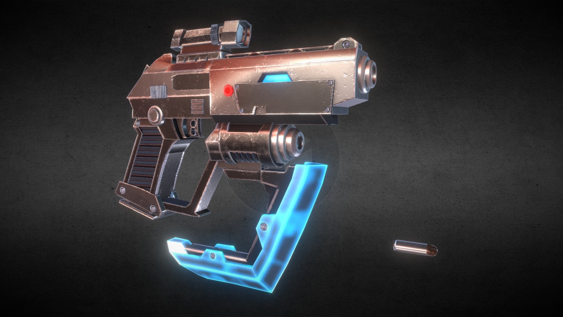 Scifi Eagle Gun 3d model