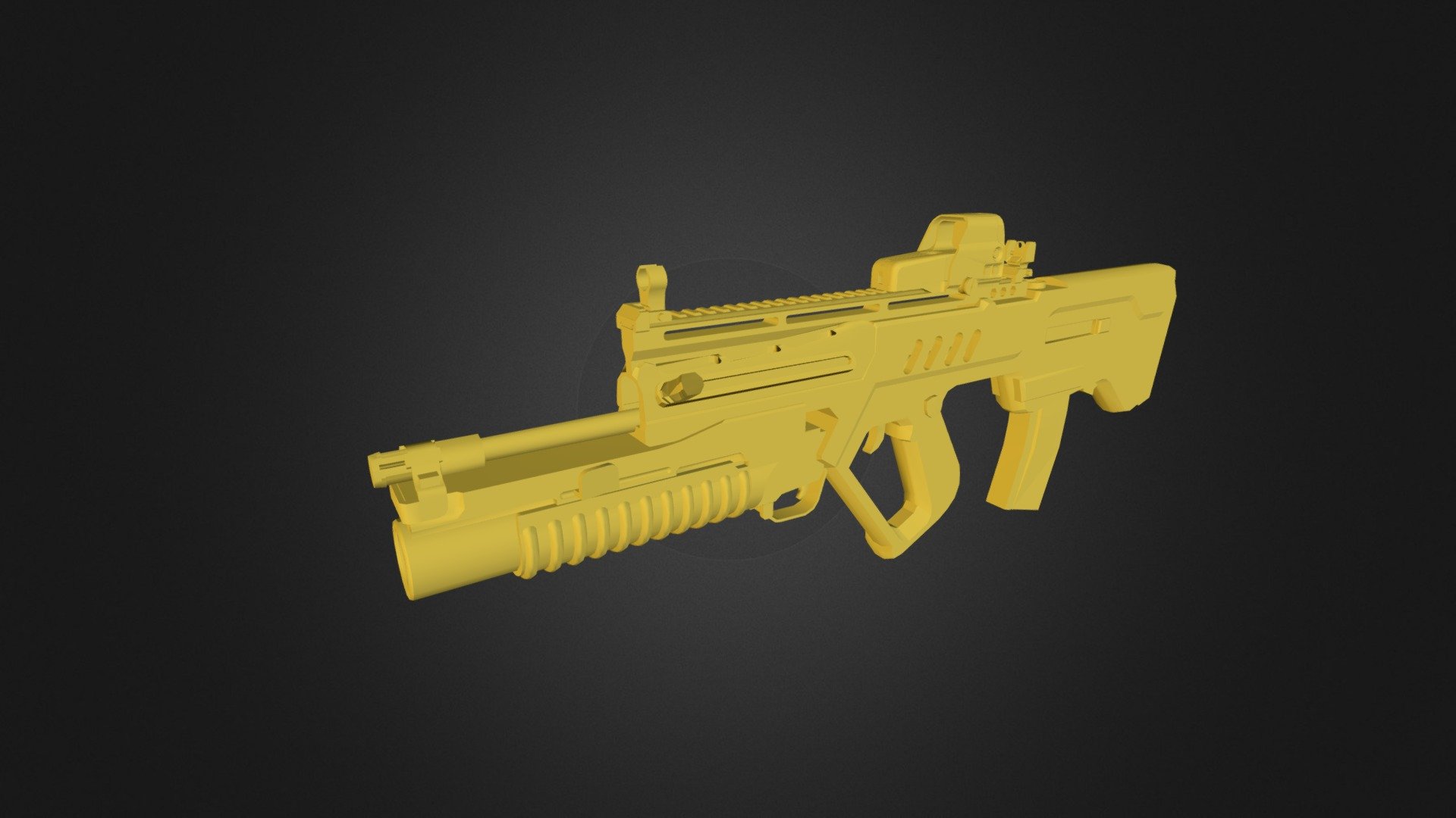 Tavor Accessorized3.3DS 3d model